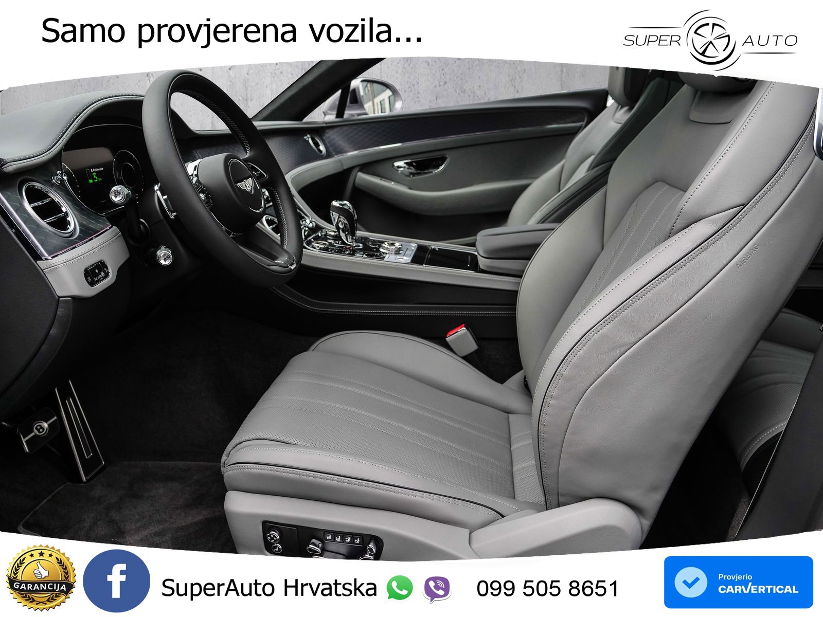 Bentley Continental GT IV 4.0 V8 TFSi (680 KS) AWD DCT ZRAČNI+ACC+GR SJED+KAM+PANO