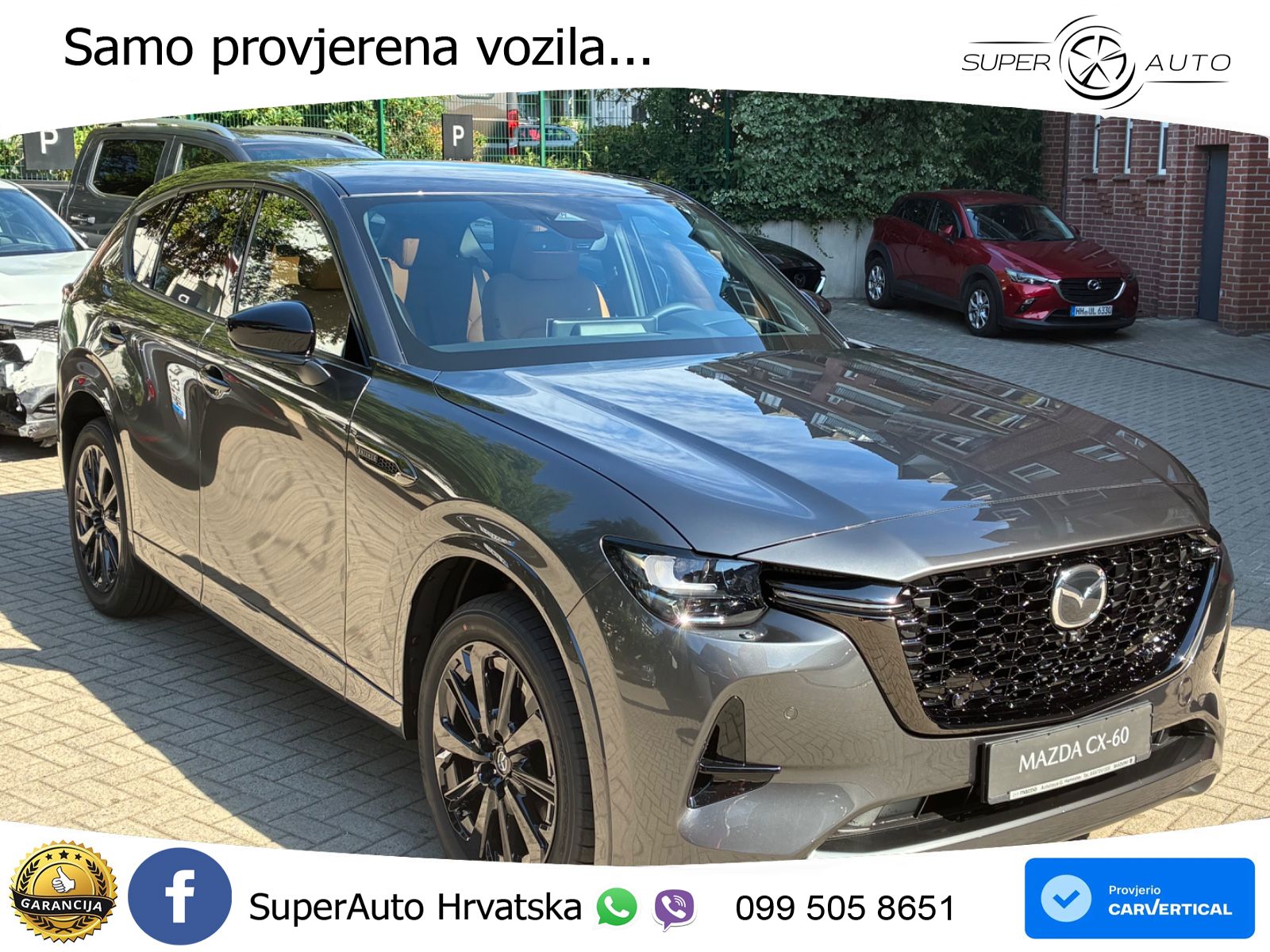 Mazda CX-60 3.3 e-Skyactiv D (254 KS) AWD Automatic LED+GR SJED+ACC