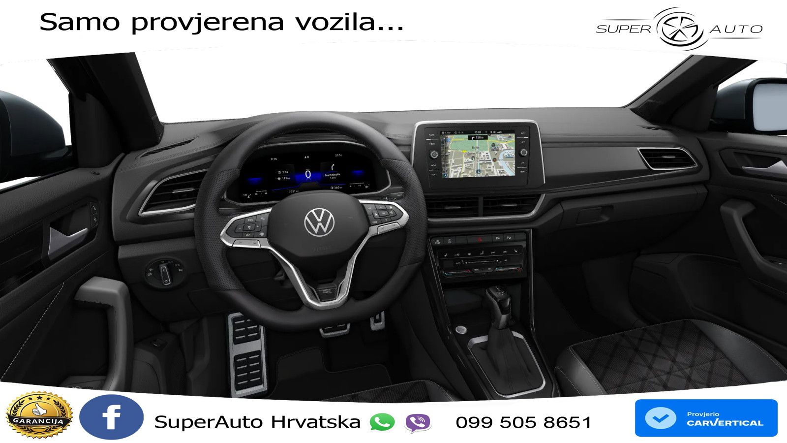 Volkswagen T-Roc 2.0 TDI (150 KS) DSG R-Line LED+GR SJED+ACC