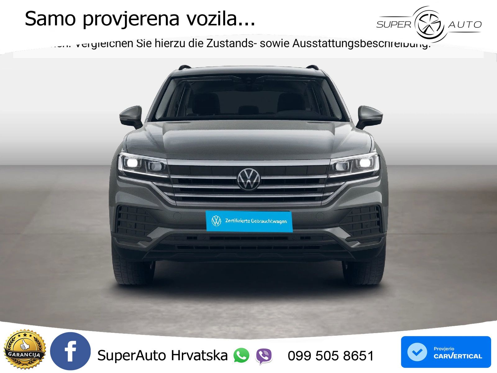 Volkswagen Touareg 3.0 V6 TDI (231 KS) 4MOTION Tiptronic ZRAČNI+ACC+GR SJED+KAM