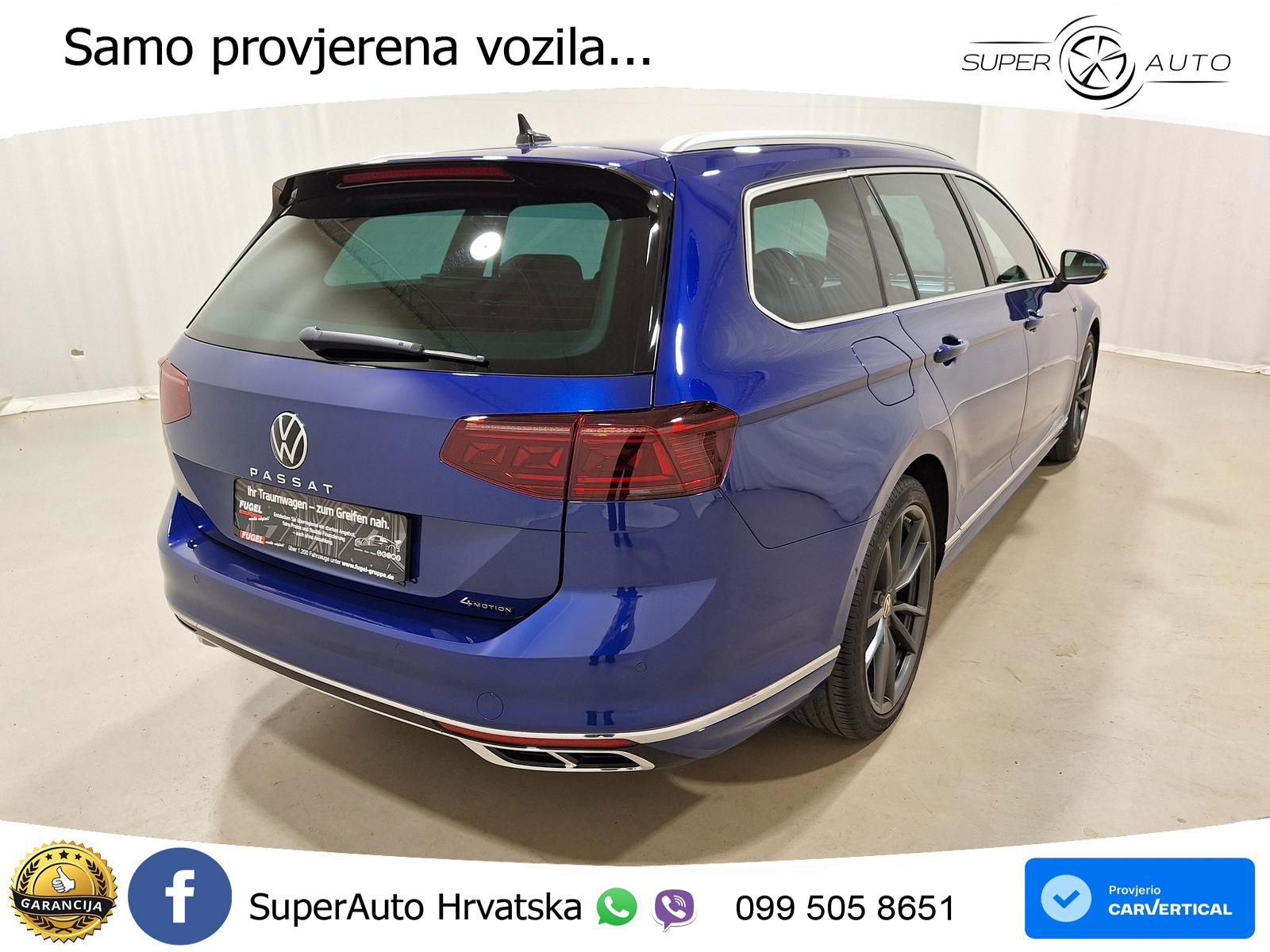 Volkswagen Passat Variant 2.0 TDI (200 KS) 4MOTION DSG R-Line ACC+GR SJED+360+PANO