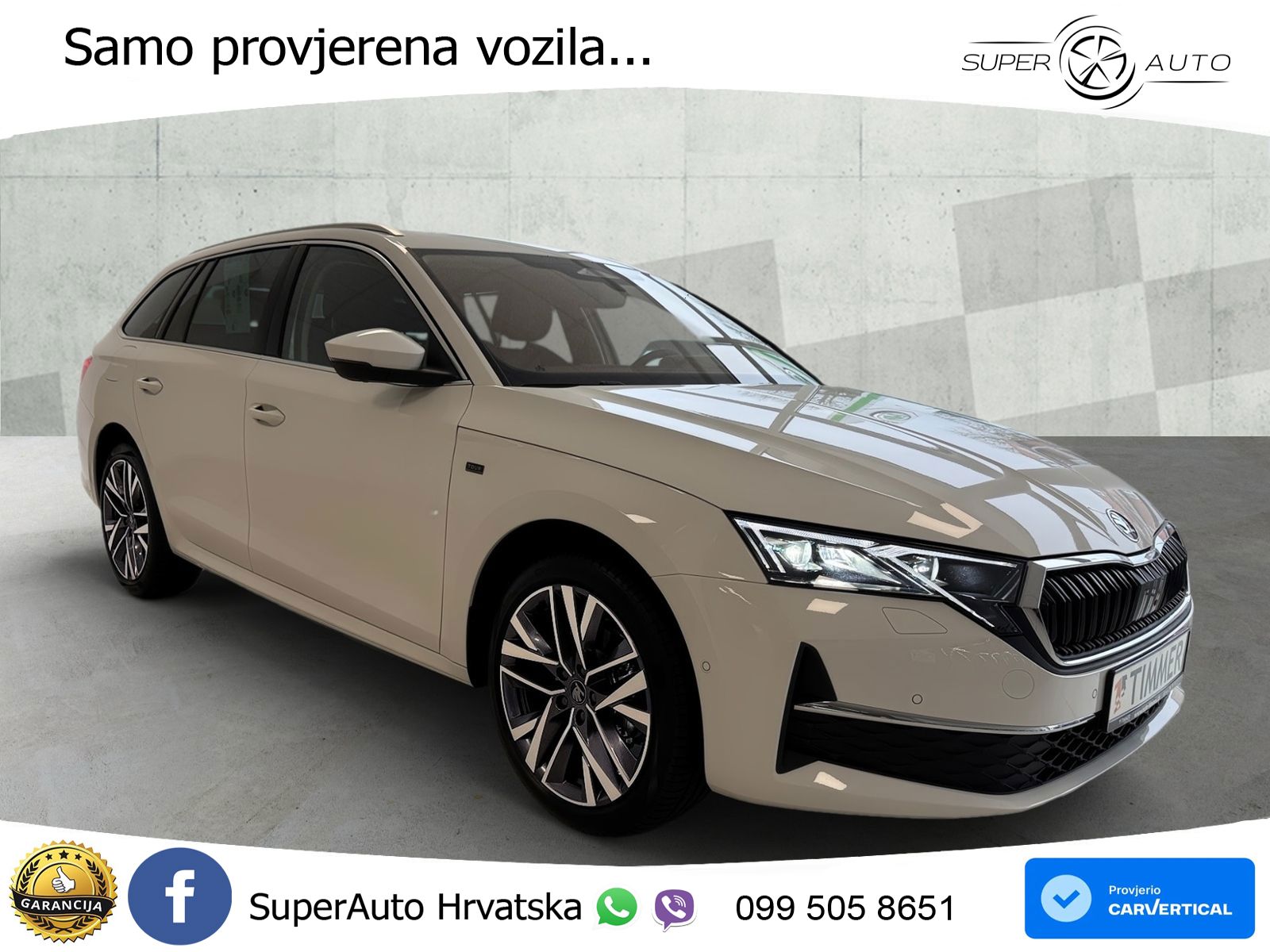 Škoda Octavia Combi 2.0 TDI (150 KS) DSG LED+GR SJED+ACC