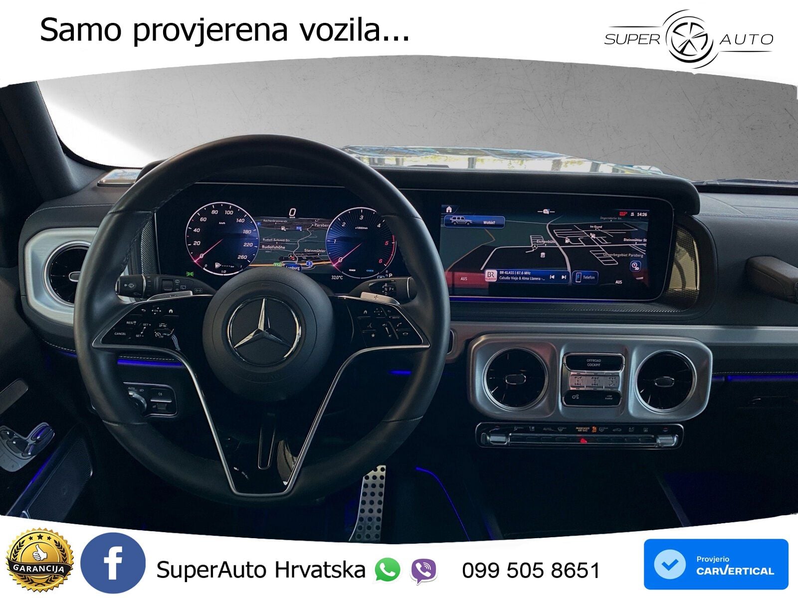 Mercedes G 450d Long (367 KS) 4MATIC 9G-TRONIC Professional LED+GR SJED+ACC