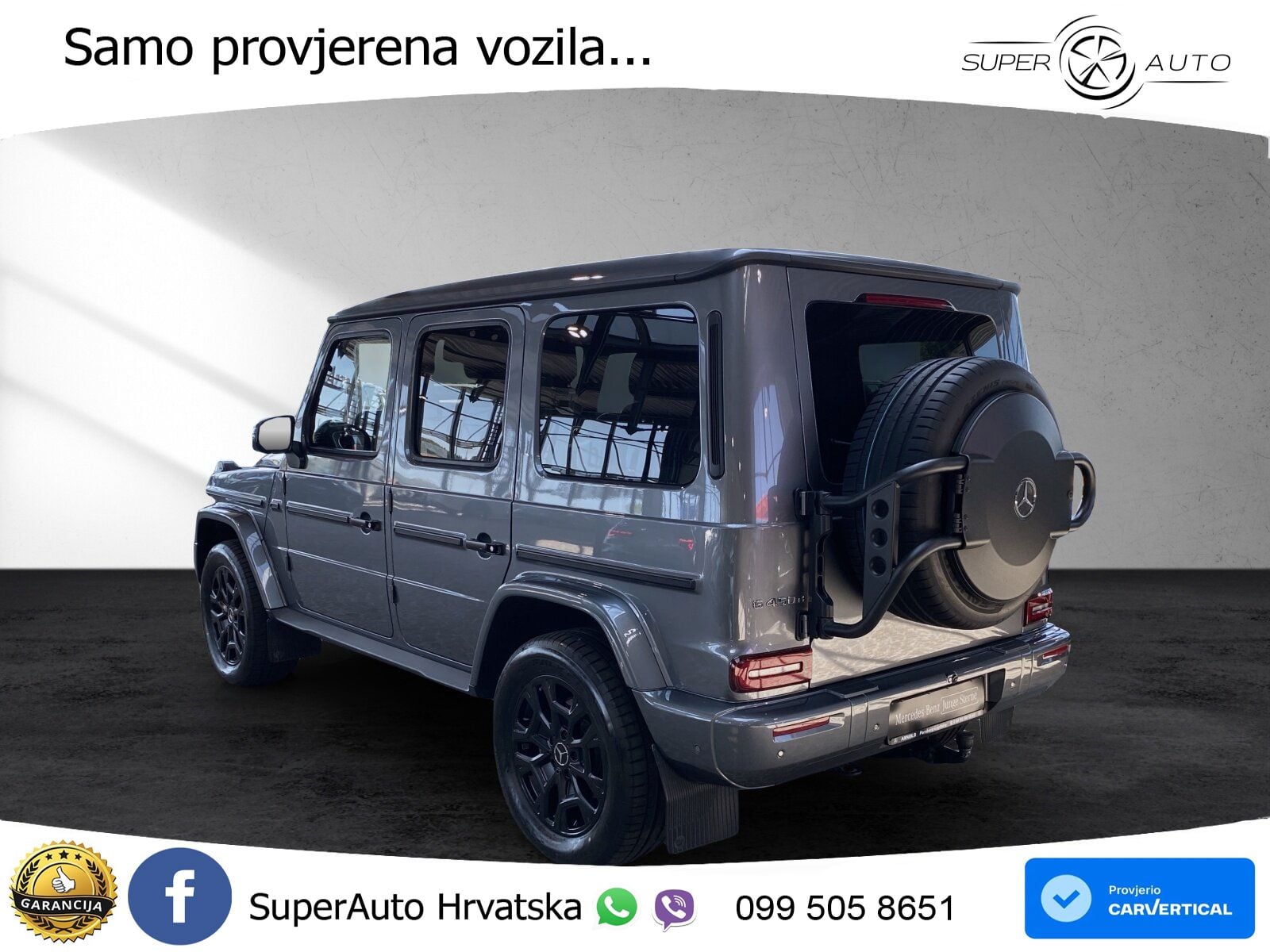 Mercedes G 450d Long (367 KS) 4MATIC 9G-TRONIC Professional LED+GR SJED+ACC