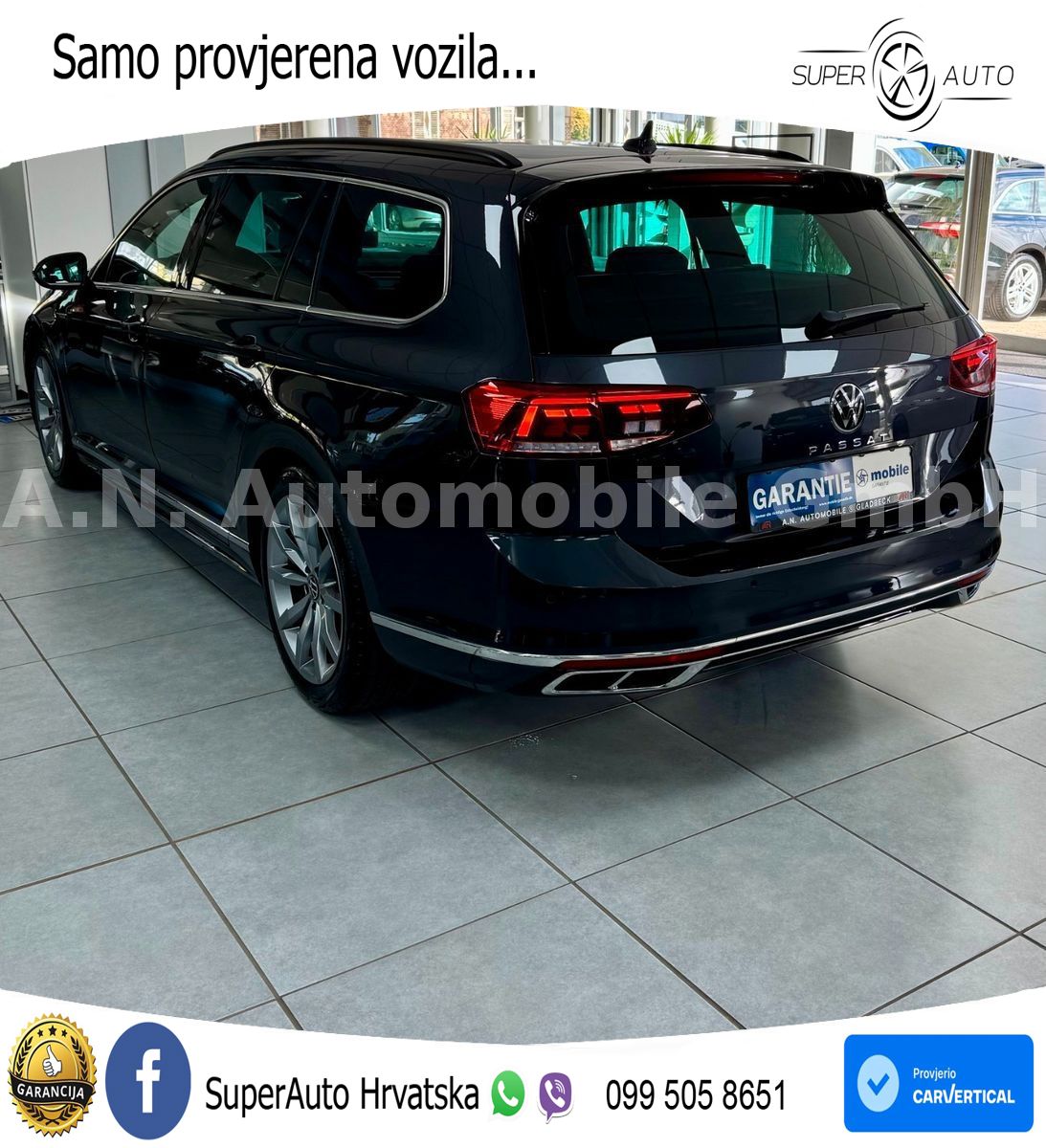 Volkswagen Passat Variant 2.0 TSI (190 KS) DSG R-Line LED+GR SJED+ACC