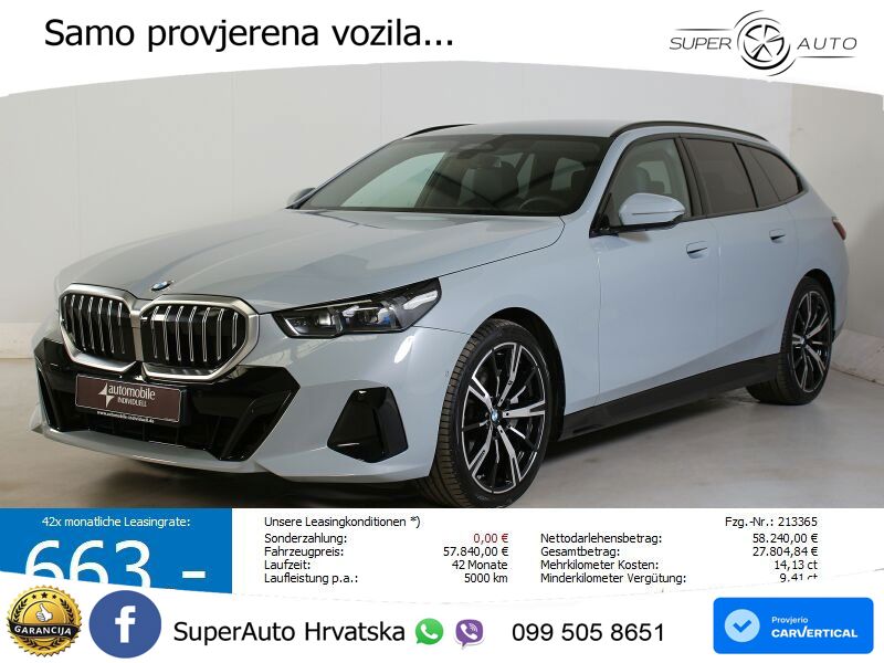 BMW 540d Touring (303 KS) xDrive Steptronic M Sport LED+GR SJED+ACC
