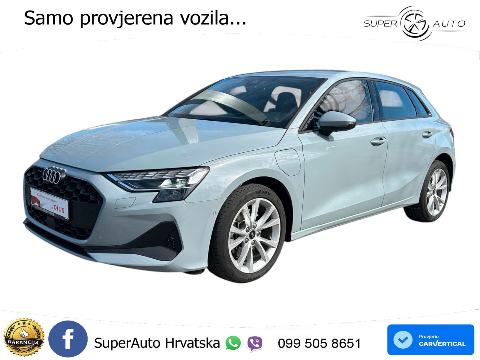 Audi A3 Sportback 40 TFSI (204 KS) quattro S tronic LED+GR SJED+ACC