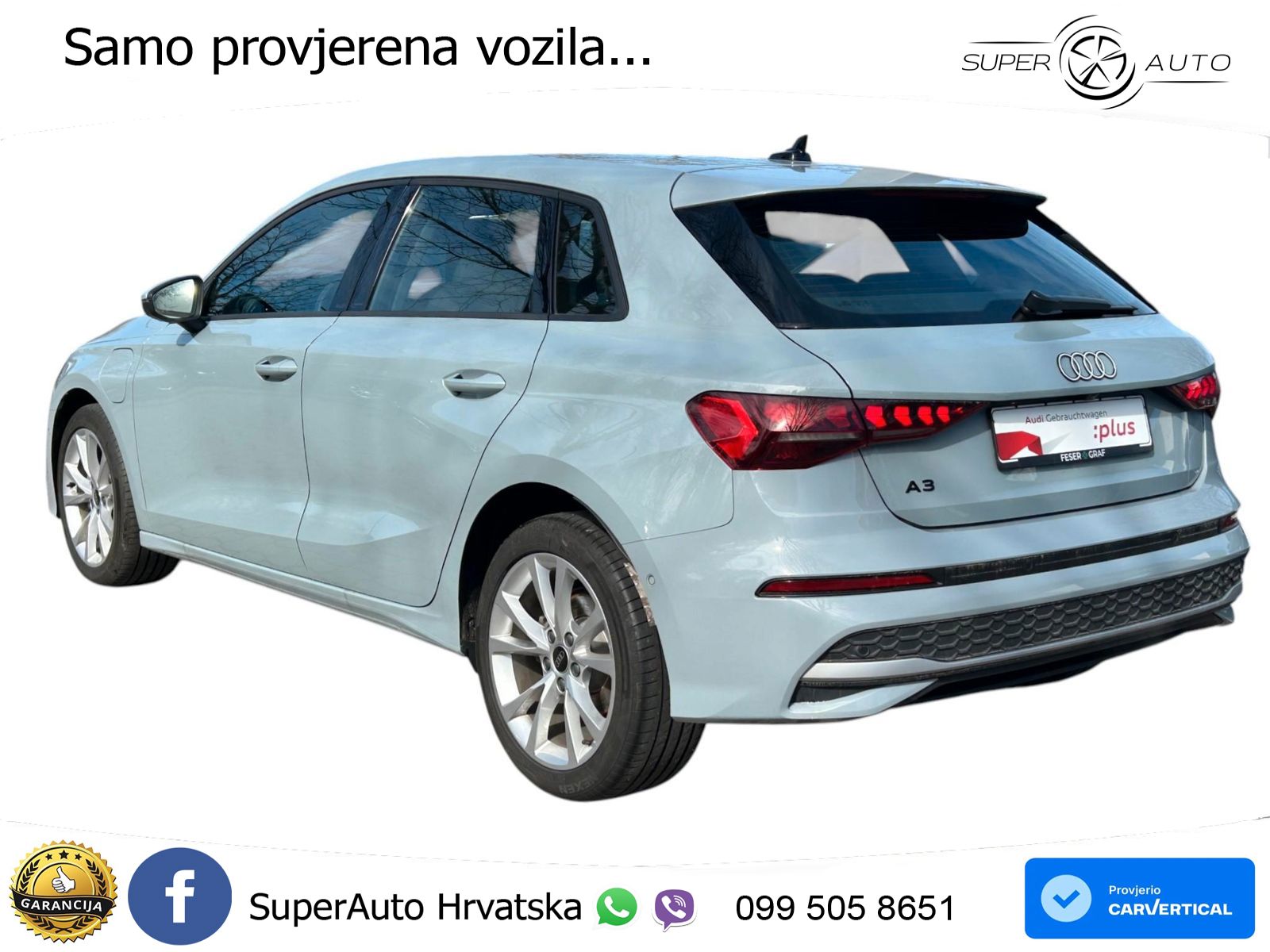Audi A3 Sportback 40 TFSI (204 KS) quattro S tronic LED+GR SJED+ACC