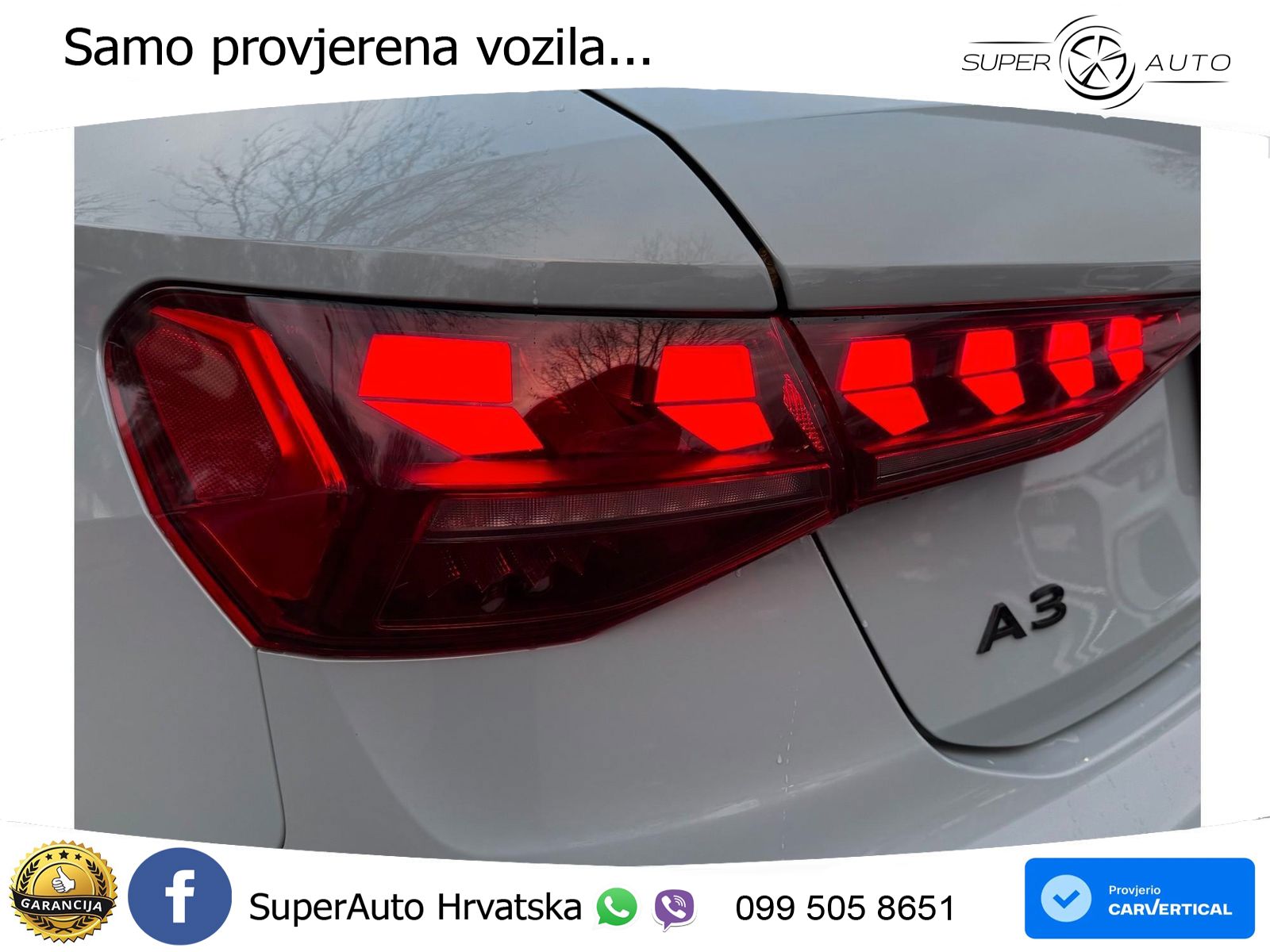 Audi A3 Sportback 40 TFSI (204 KS) quattro S tronic LED+GR SJED+ACC