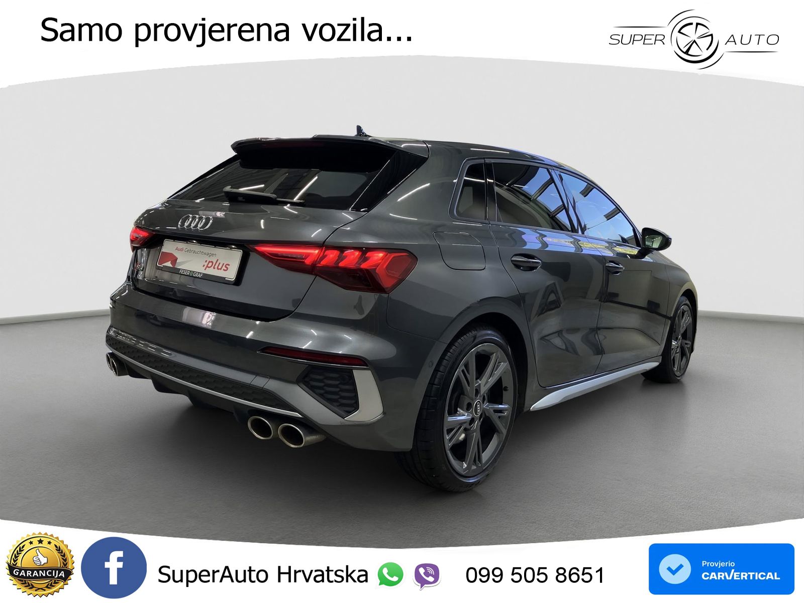 Audi S3 2.0 TFSI (310 KS) quattro S tronic LED+GR SJED+ACC