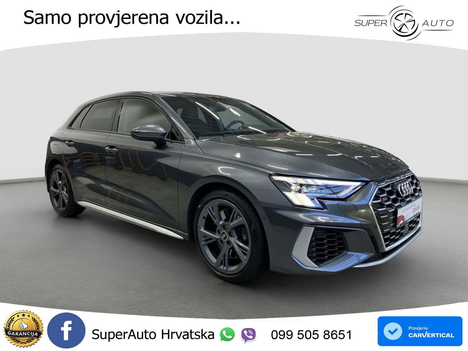 Audi S3 2.0 TFSI (310 KS) quattro S tronic LED+GR SJED+ACC