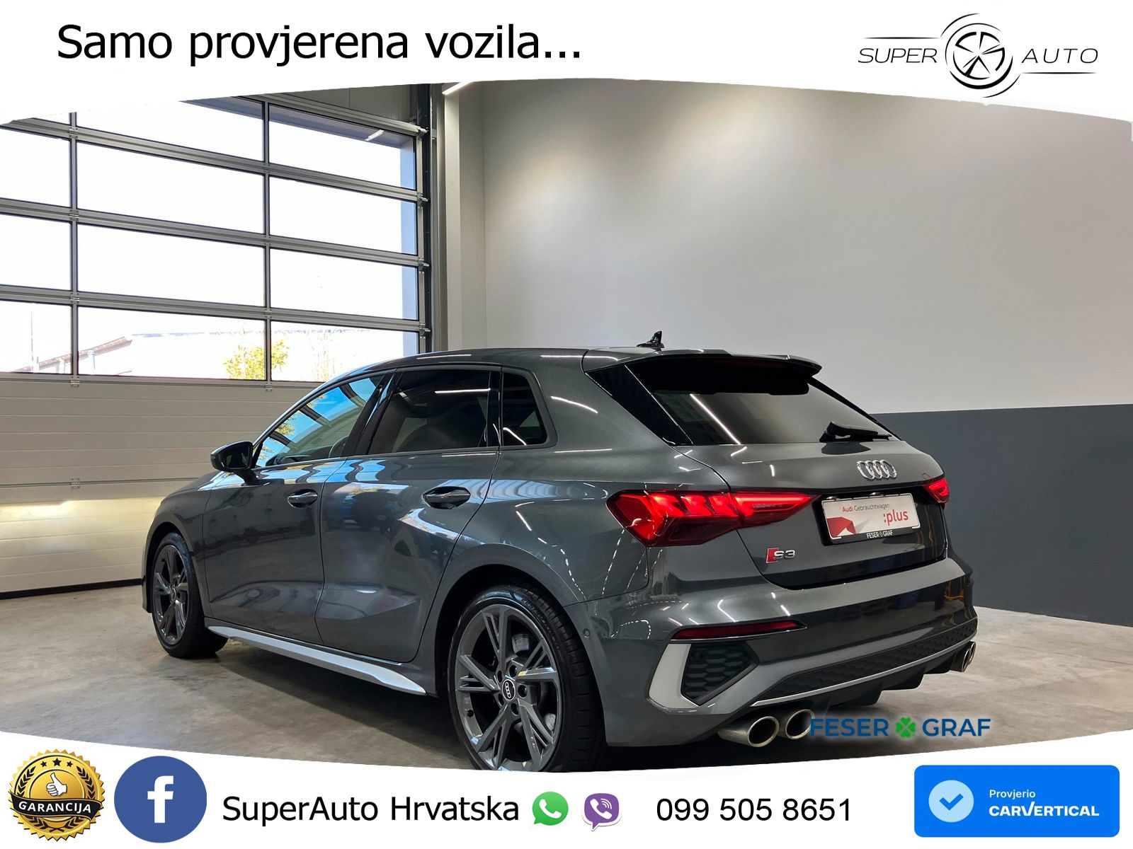 Audi S3 2.0 TFSI (310 KS) quattro S tronic LED+GR SJED+ACC