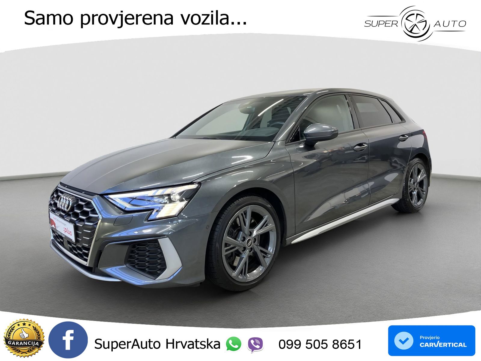Audi S3 2.0 TFSI (310 KS) quattro S tronic LED+GR SJED+ACC