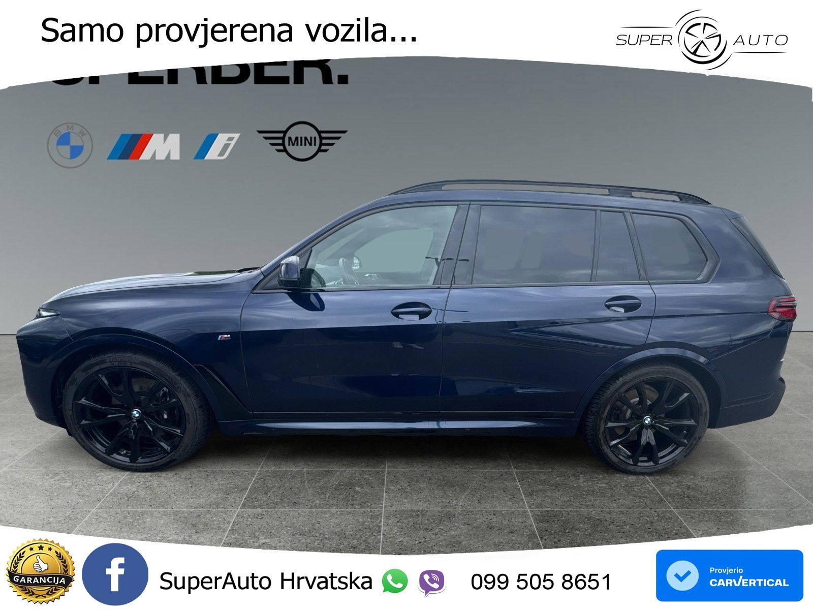 BMW X7 40d (352 KS) xDrive Steptronic M Sport ZRAČNI+ACC+GR SJED+KAM+PANO