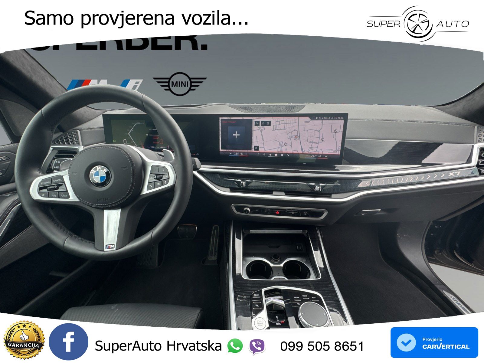 BMW X7 40d (352 KS) xDrive Steptronic M Sport ZRAČNI+ACC+GR SJED+KAM+PANO