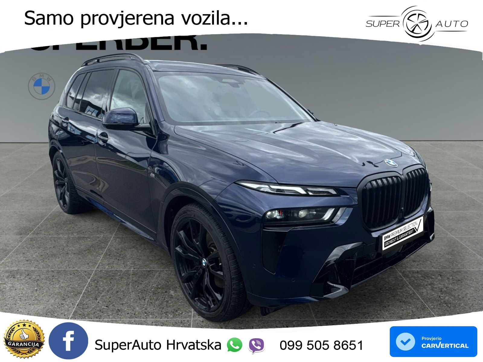 BMW X7 40d (352 KS) xDrive Steptronic M Sport ZRAČNI+ACC+GR SJED+KAM+PANO