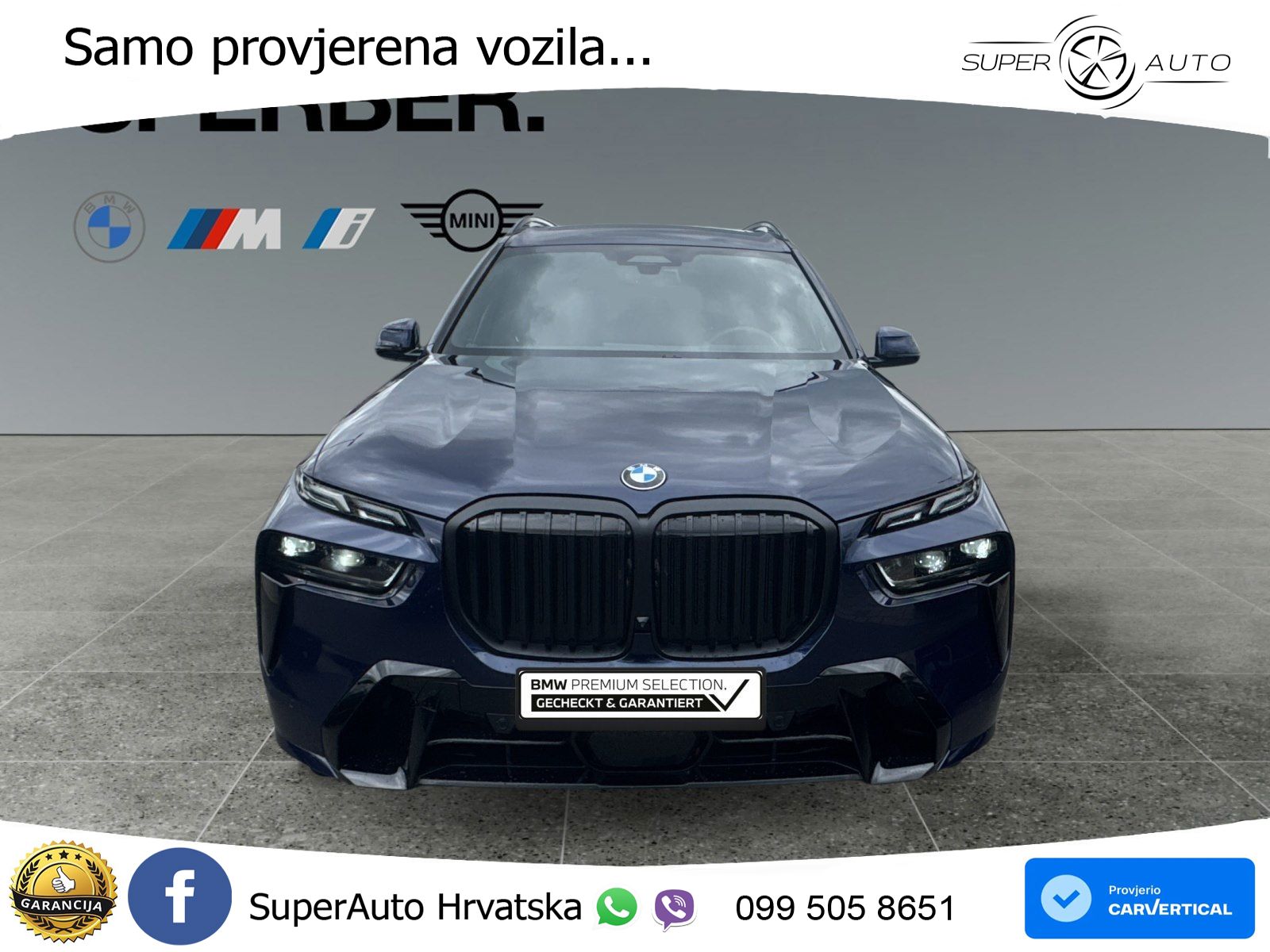 BMW X7 40d (352 KS) xDrive Steptronic M Sport ZRAČNI+ACC+GR SJED+KAM+PANO