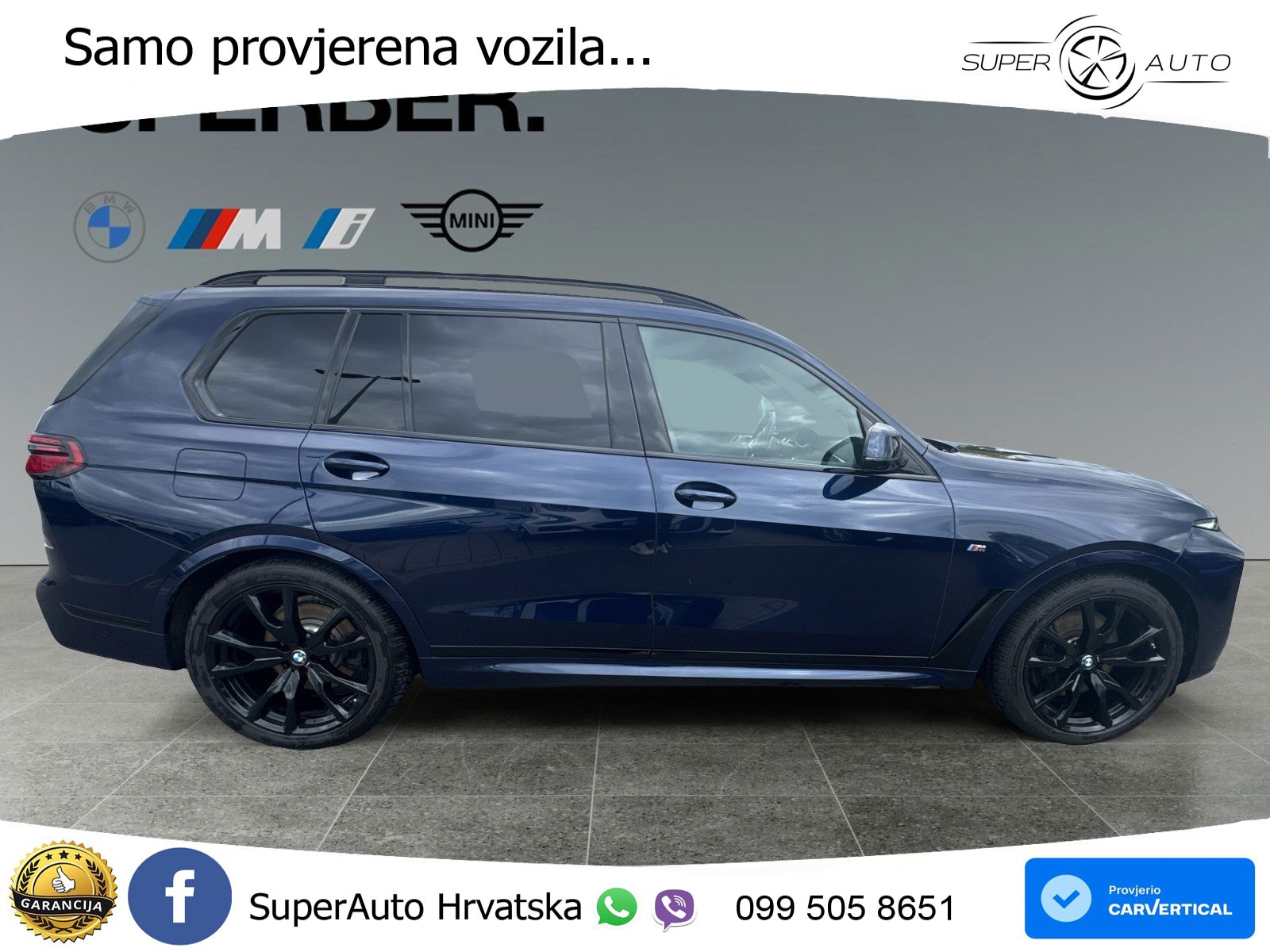 BMW X7 40d (352 KS) xDrive Steptronic M Sport ZRAČNI+ACC+GR SJED+KAM+PANO