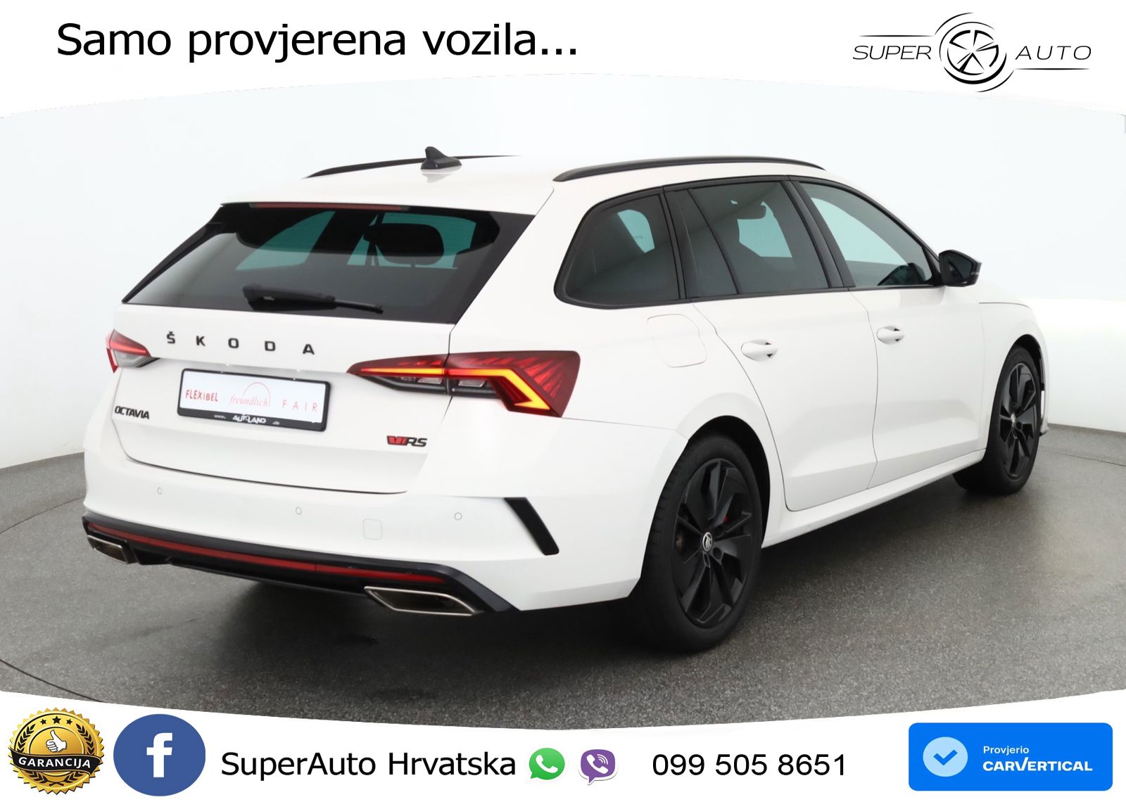 Škoda Octavia Combi RS 2.0 TSI (245 KS) DSG LED+GR SJED+ACC