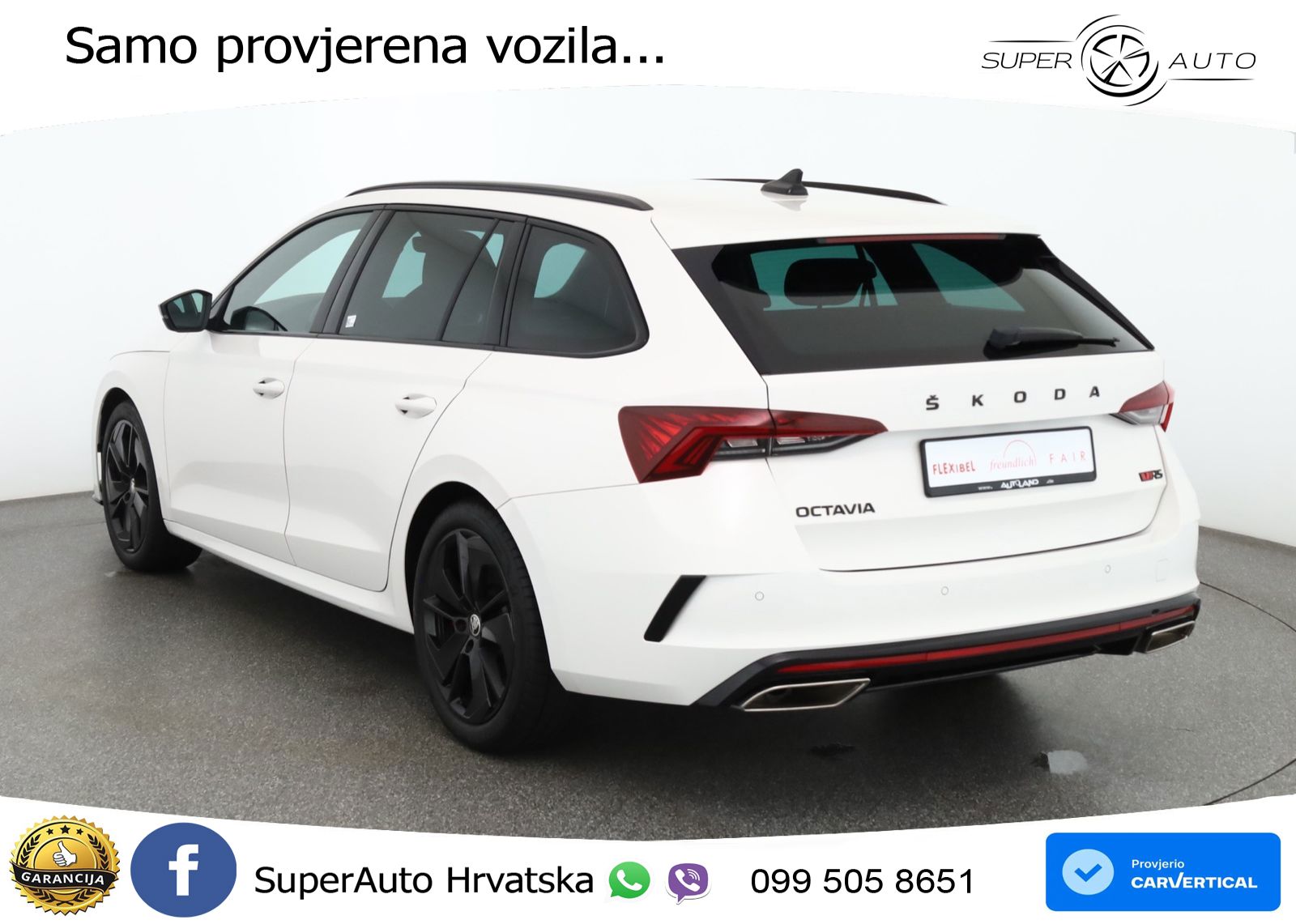 Škoda Octavia Combi RS 2.0 TSI (245 KS) DSG LED+GR SJED+ACC