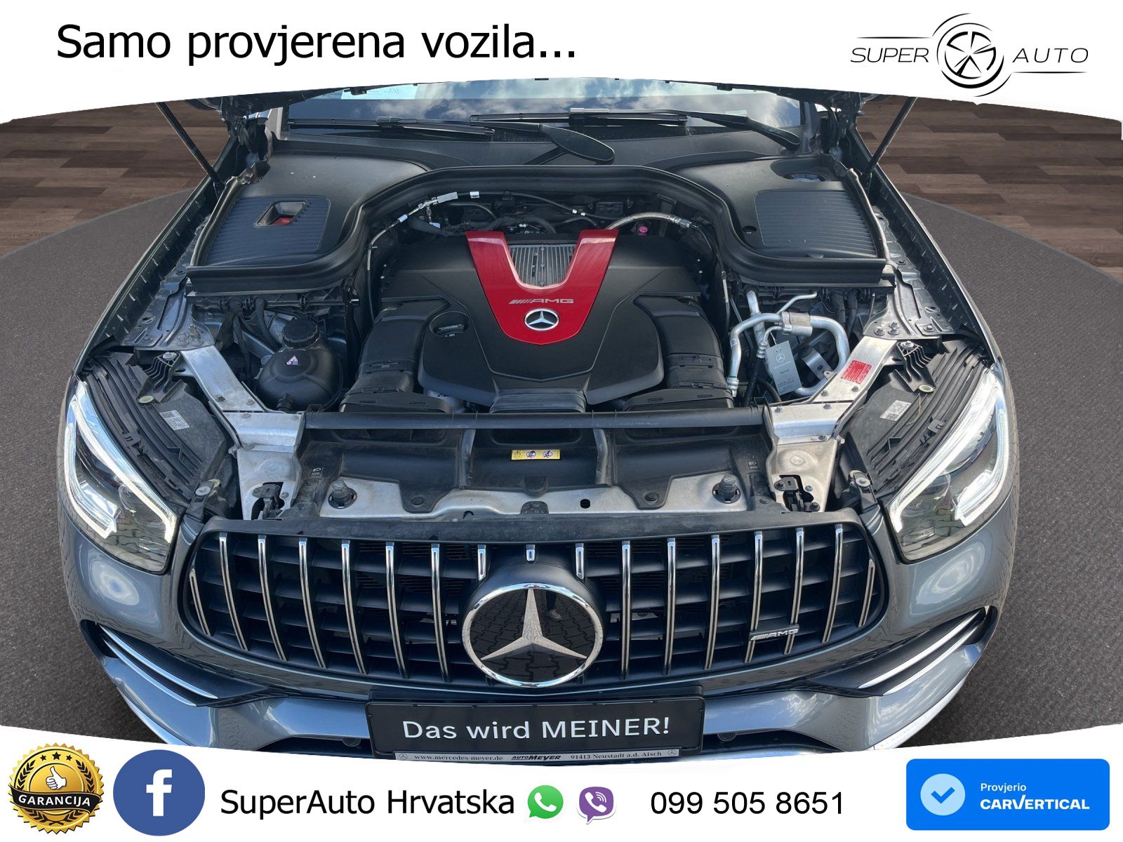 Mercedes AMG GLC 43 V6 (390 KS) 4MATIC TCT ZRAČNI+ACC+GR SJED+KAM