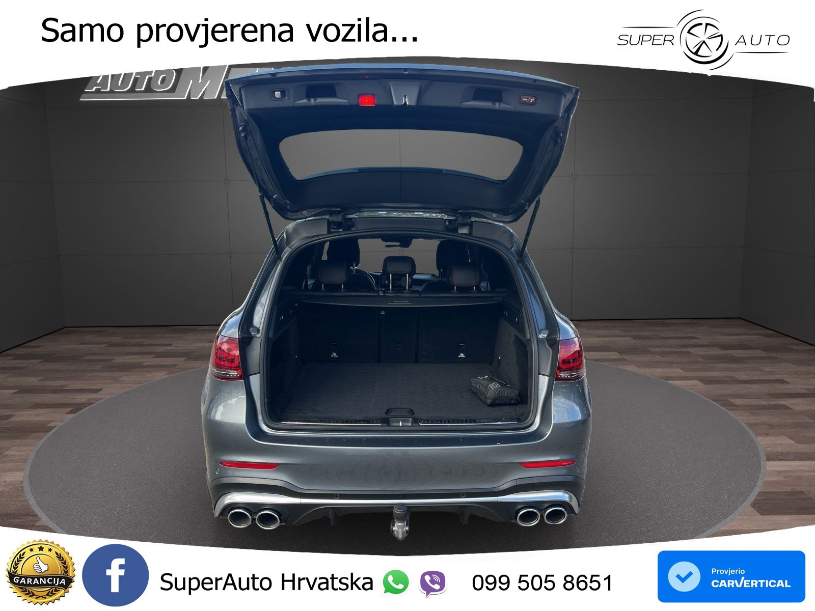 Mercedes AMG GLC 43 V6 (390 KS) 4MATIC TCT ZRAČNI+ACC+GR SJED+KAM