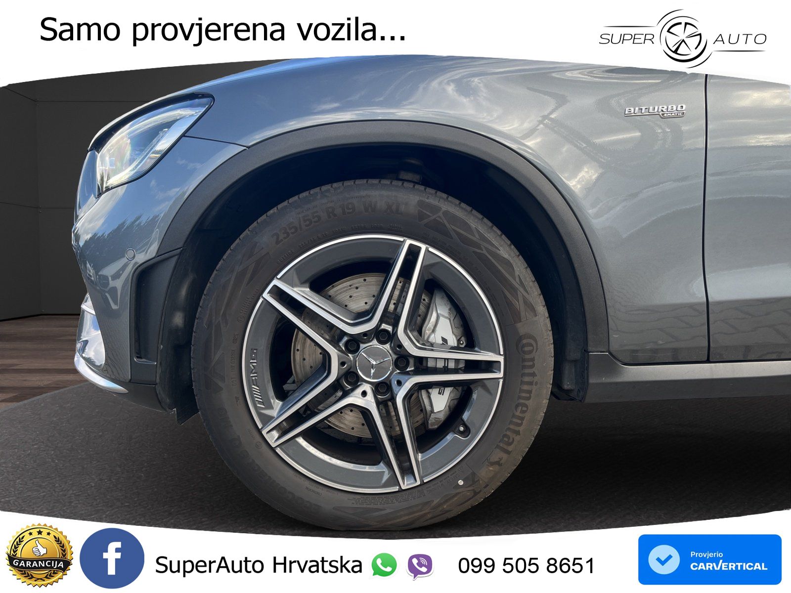 Mercedes AMG GLC 43 V6 (390 KS) 4MATIC TCT ZRAČNI+ACC+GR SJED+KAM