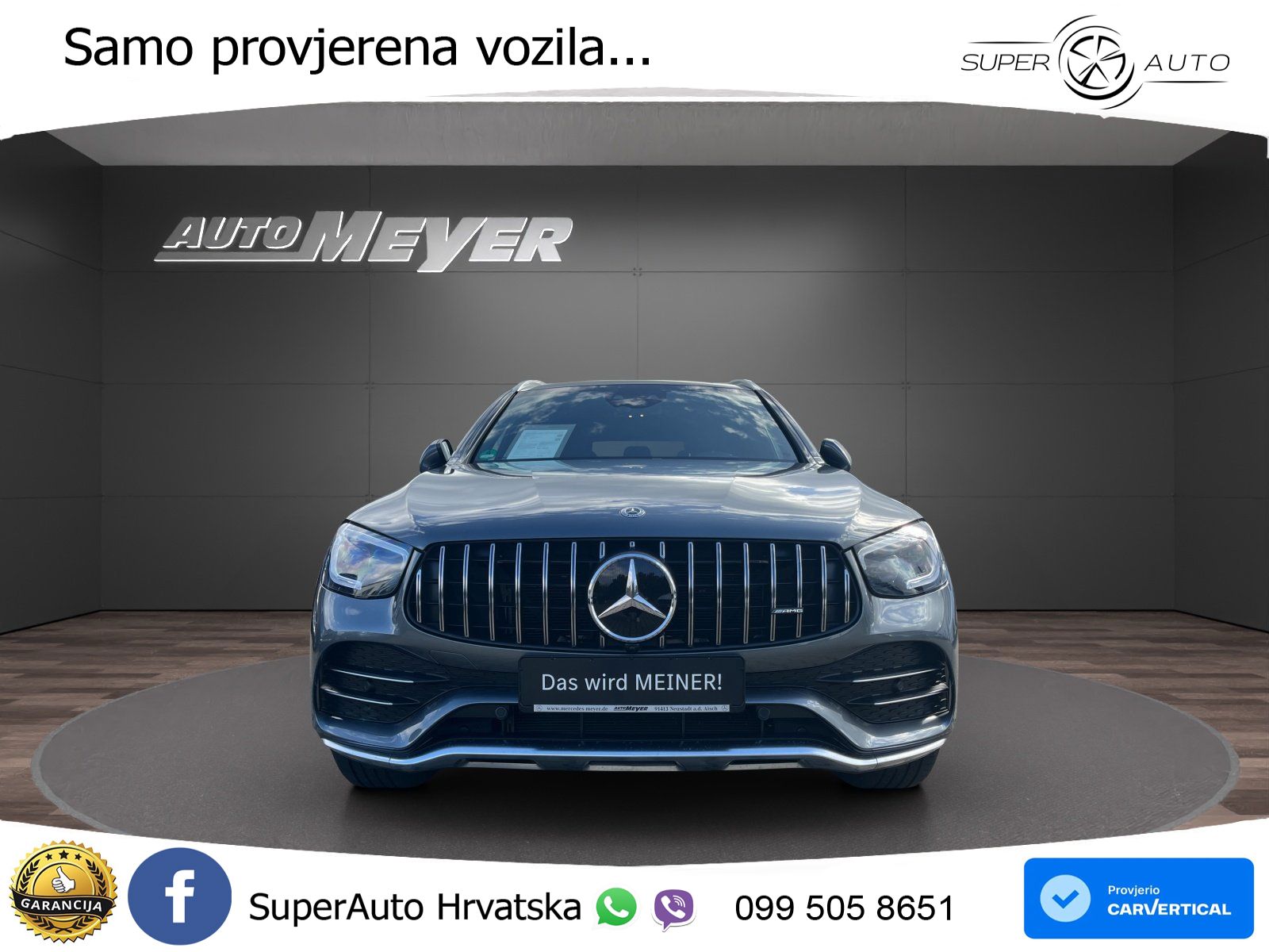 Mercedes AMG GLC 43 V6 (390 KS) 4MATIC TCT ZRAČNI+ACC+GR SJED+KAM