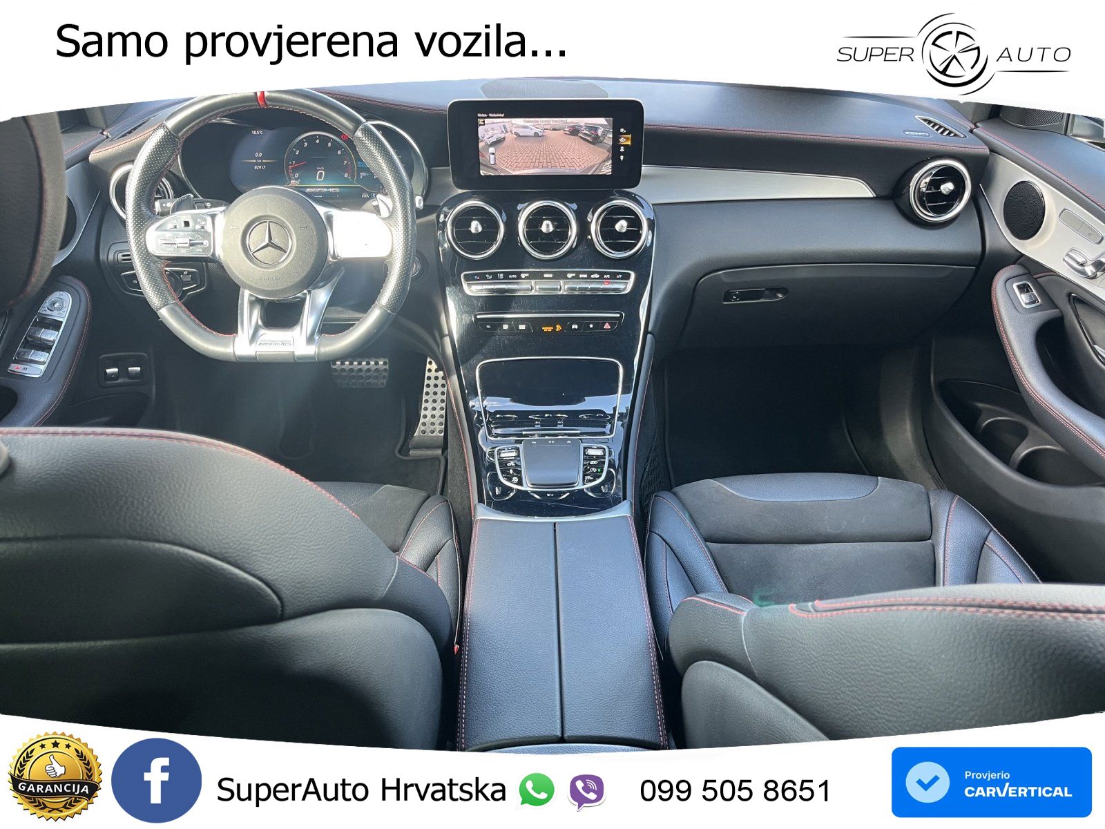 Mercedes AMG GLC 43 V6 (390 KS) 4MATIC TCT ZRAČNI+ACC+GR SJED+KAM