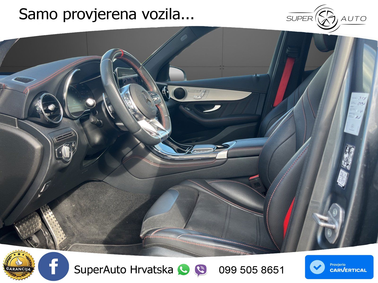 Mercedes AMG GLC 43 V6 (390 KS) 4MATIC TCT ZRAČNI+ACC+GR SJED+KAM