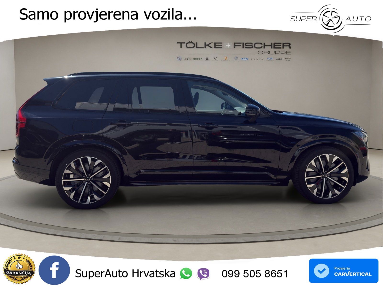 Volvo XC90 2.0 T8 AWD Automatic ZRAČNI+ACC+4xGR SJED+KAM