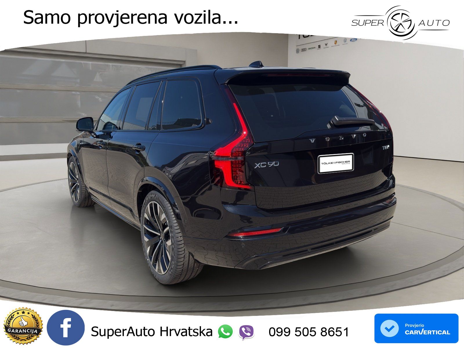 Volvo XC90 2.0 T8 AWD Automatic ZRAČNI+ACC+4xGR SJED+KAM