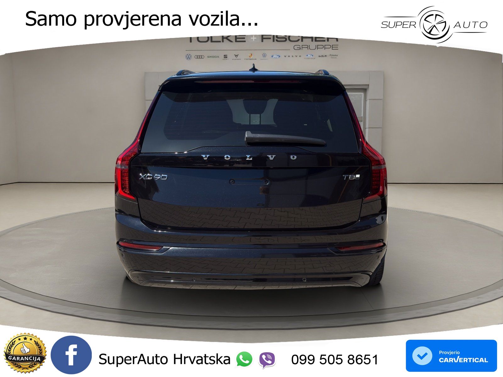 Volvo XC90 2.0 T8 AWD Automatic ZRAČNI+ACC+4xGR SJED+KAM