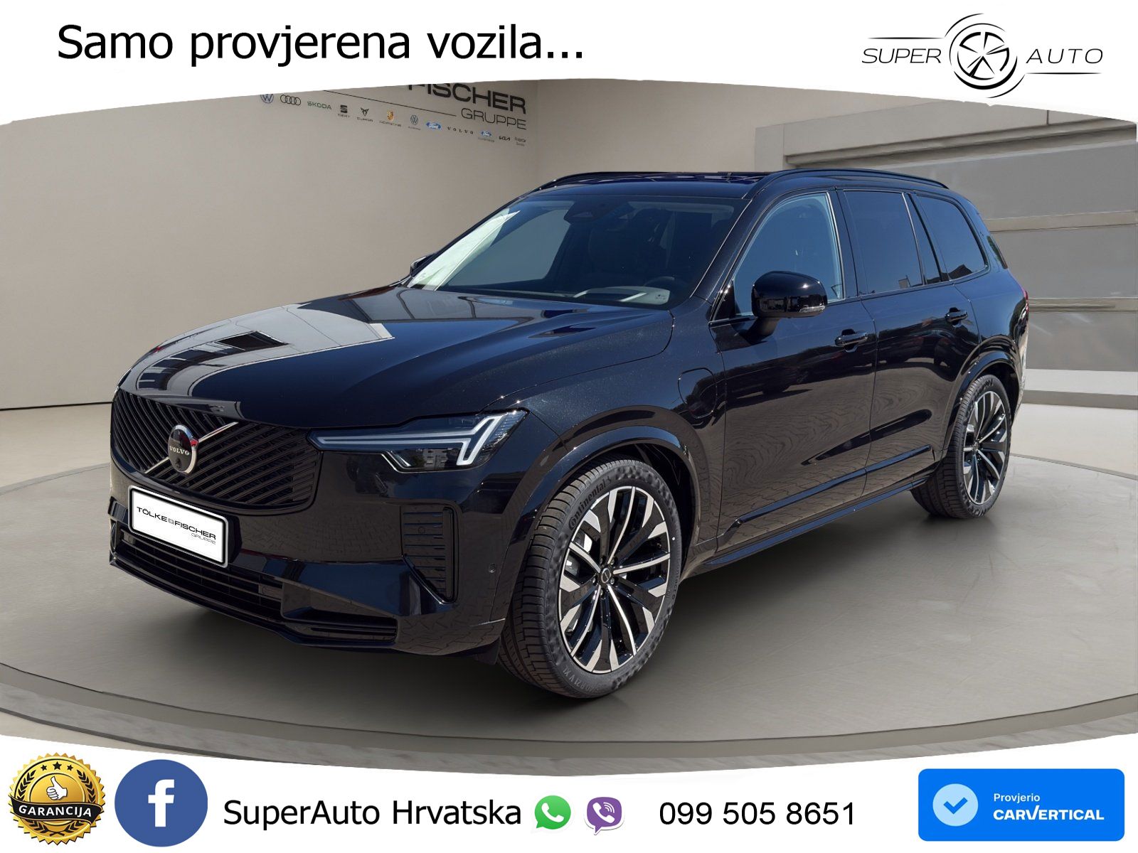 Volvo XC90 2.0 T8 AWD Automatic ZRAČNI+ACC+4xGR SJED+KAM