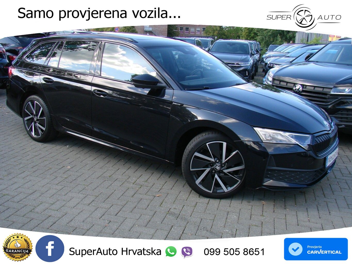 Škoda Octavia Combi 2.0 TDI (150 KS) DSG SportLine LED+GR SJED+ACC