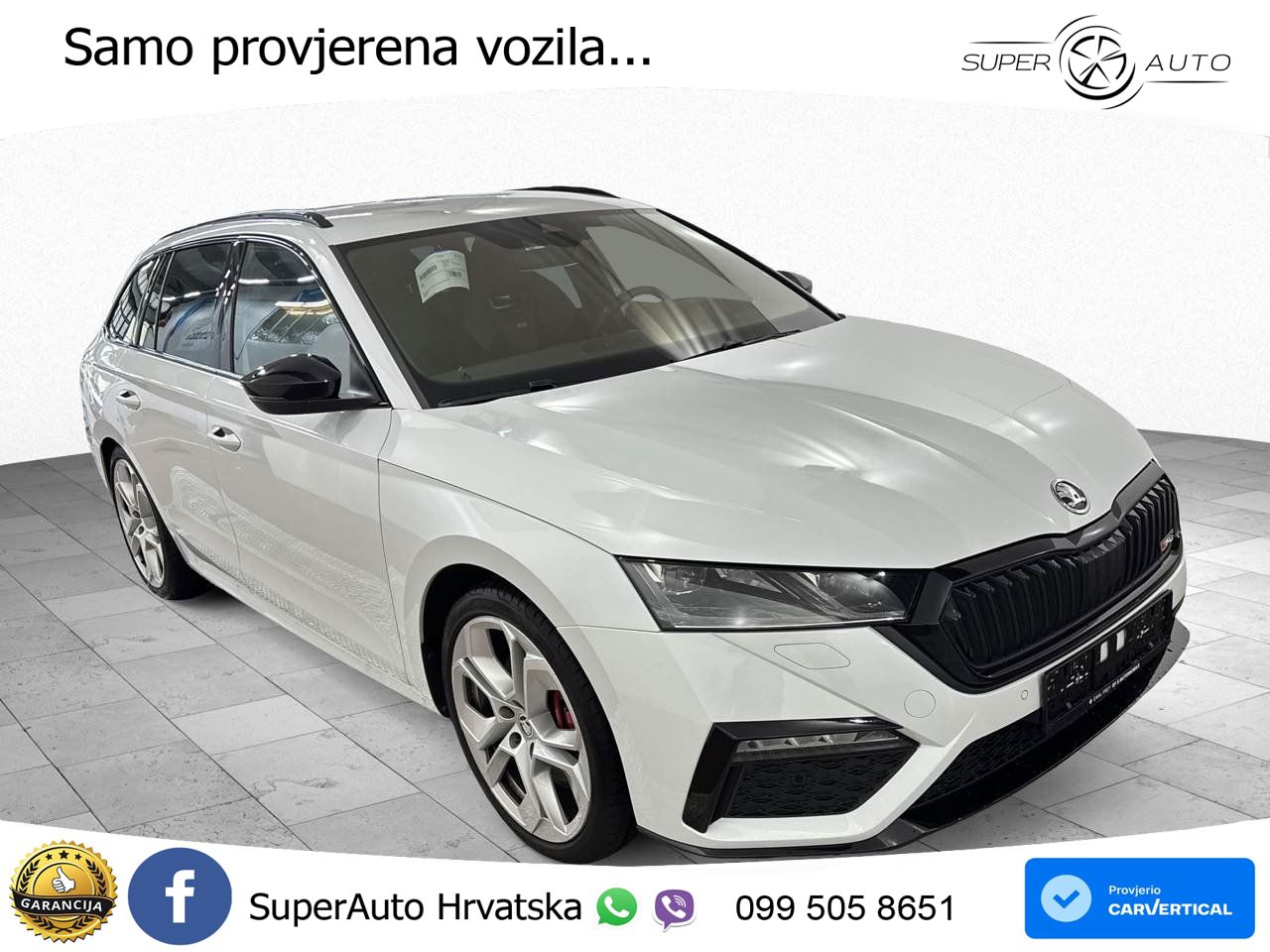 Škoda Octavia Combi RS 2.0 TSI (245 KS) DSG LED+GR SJED+ACC