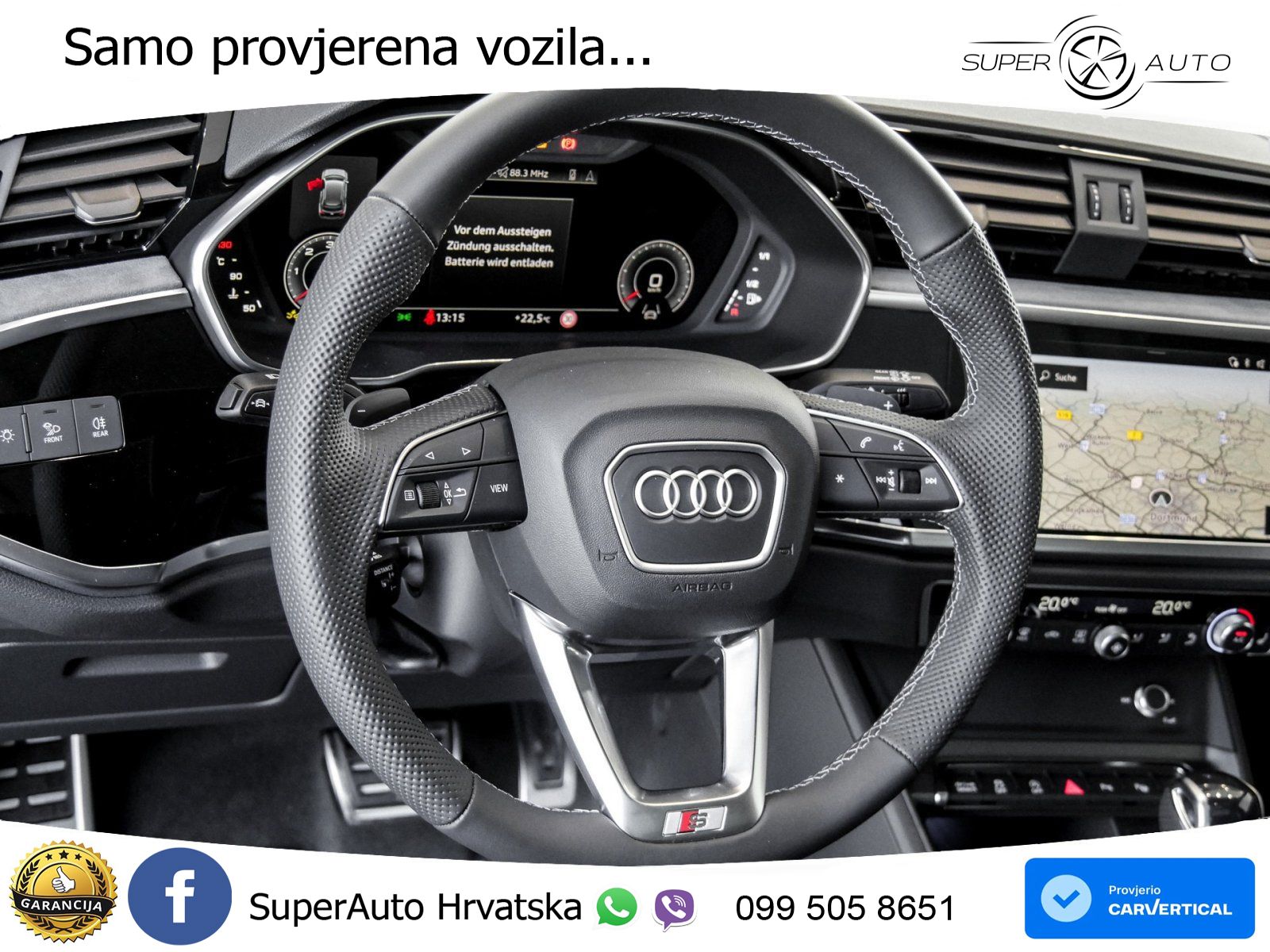 Audi Q3 40 TDI (193 KS) quattro S tronic S line LED+GR SJED+ACC