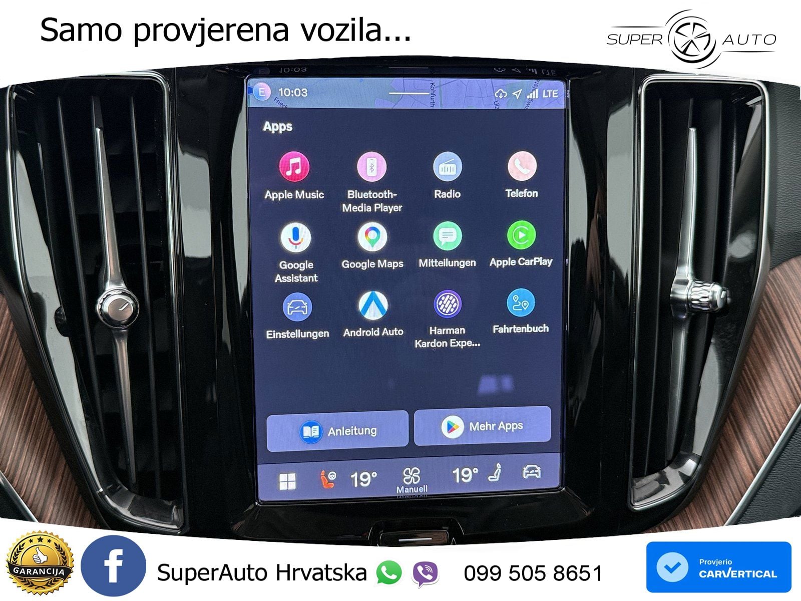 Volvo XC60 B4 Benzin FWD Geartronic ZRAČNI+ACC+GR SJED+KAM+PANO