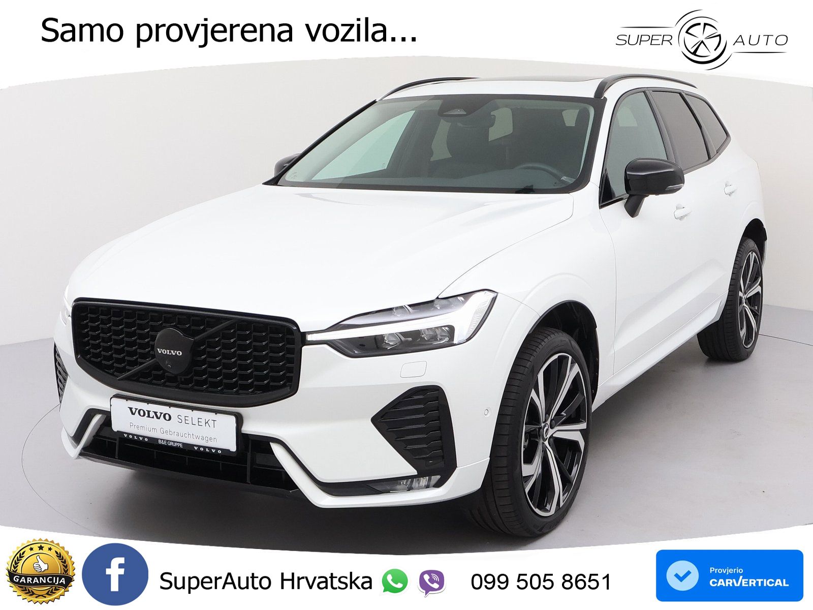 Volvo XC60 B4 Benzin FWD Geartronic ZRAČNI+ACC+GR SJED+KAM+PANO