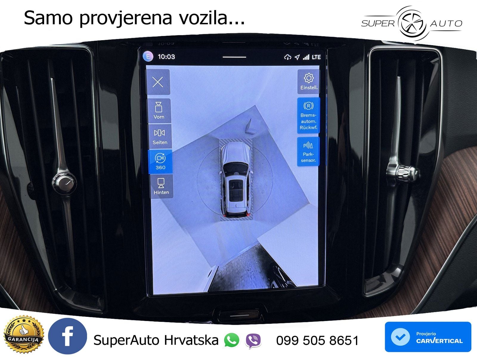 Volvo XC60 B4 Benzin FWD Geartronic ZRAČNI+ACC+GR SJED+KAM+PANO