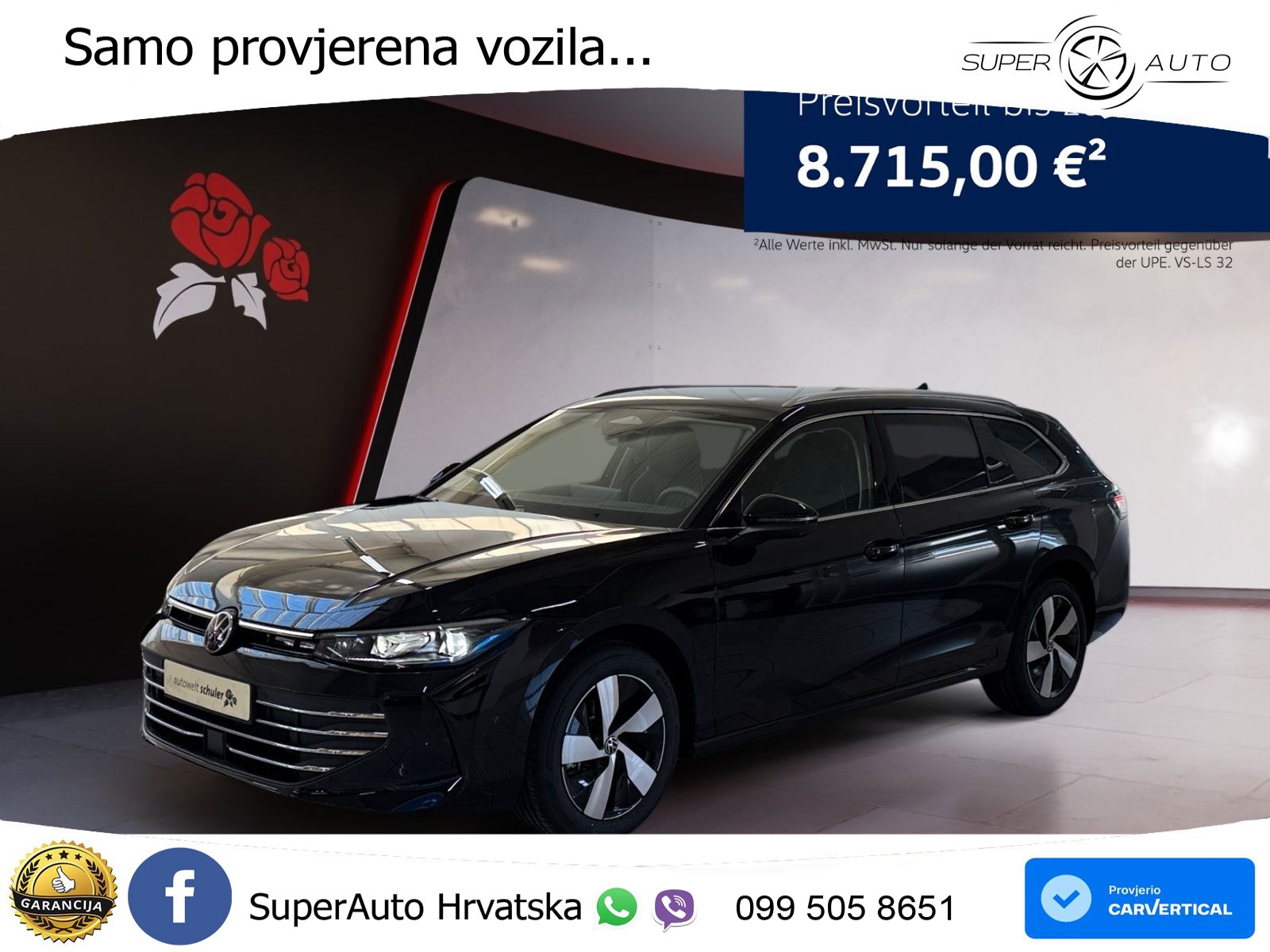 Volkswagen Passat Variant 1.5 eTSI (150 KS) DSG Business LED+GR SJED+ACC