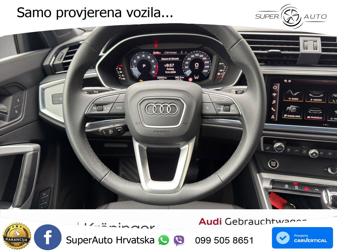 Audi Q3 35 TFSI (150 KS) S tronic advanced LED+GR SJED+ACC
