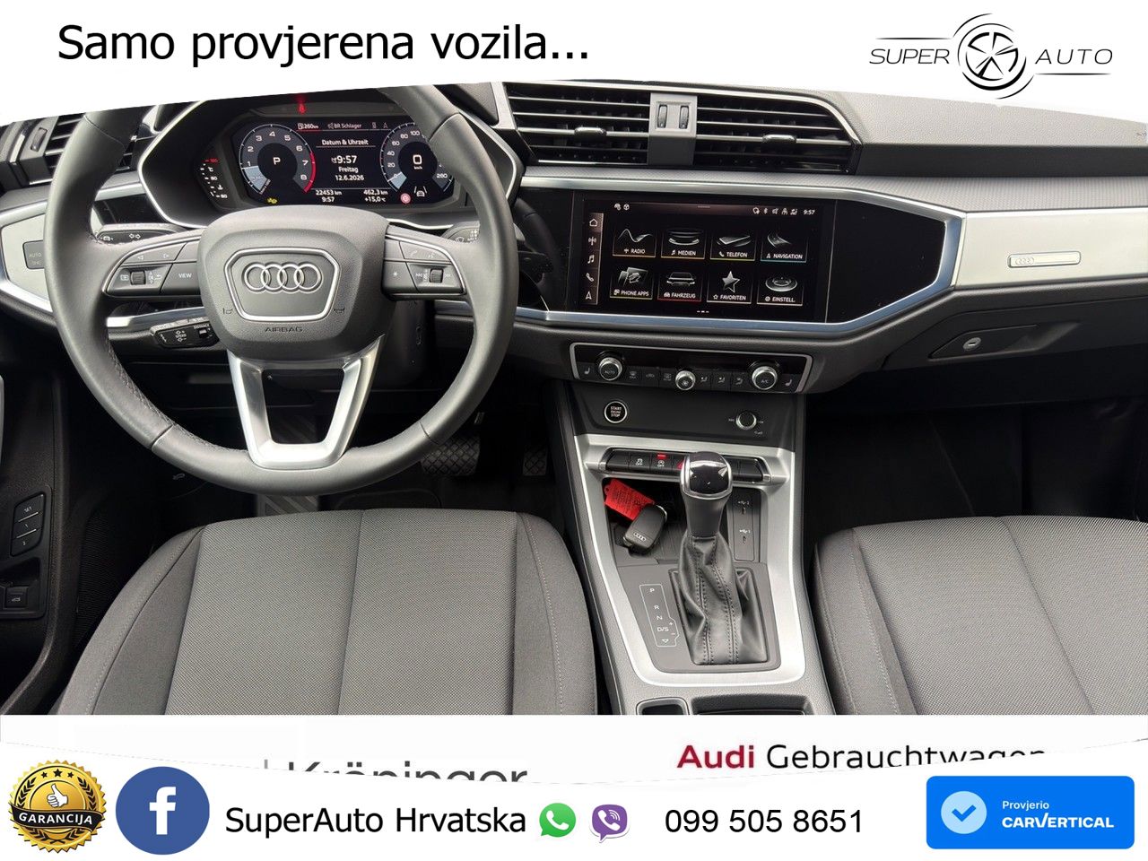 Audi Q3 35 TFSI (150 KS) S tronic advanced LED+GR SJED+ACC