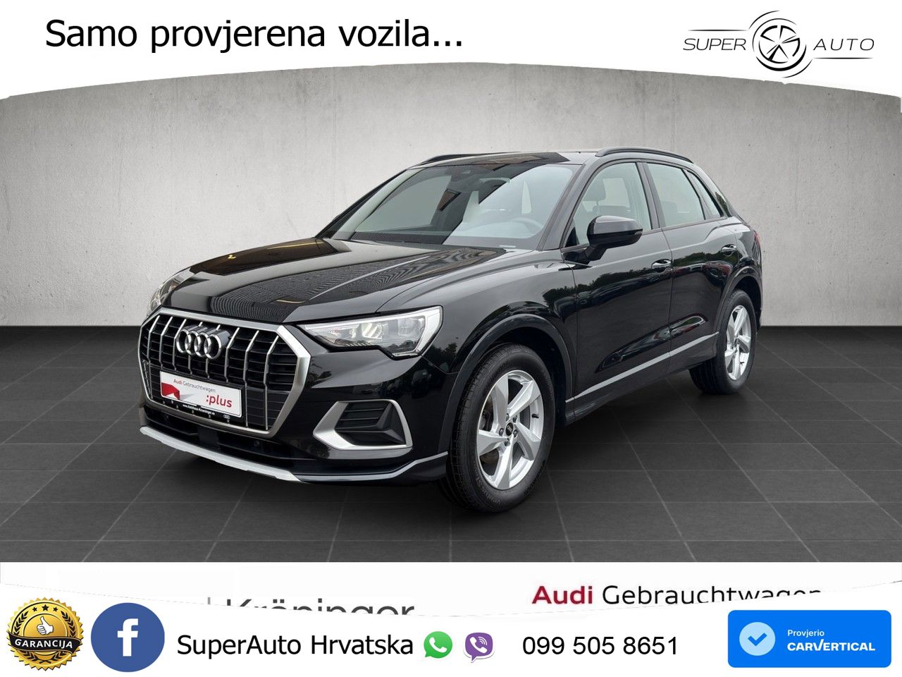 Audi Q3 35 TFSI (150 KS) S tronic advanced LED+GR SJED+ACC