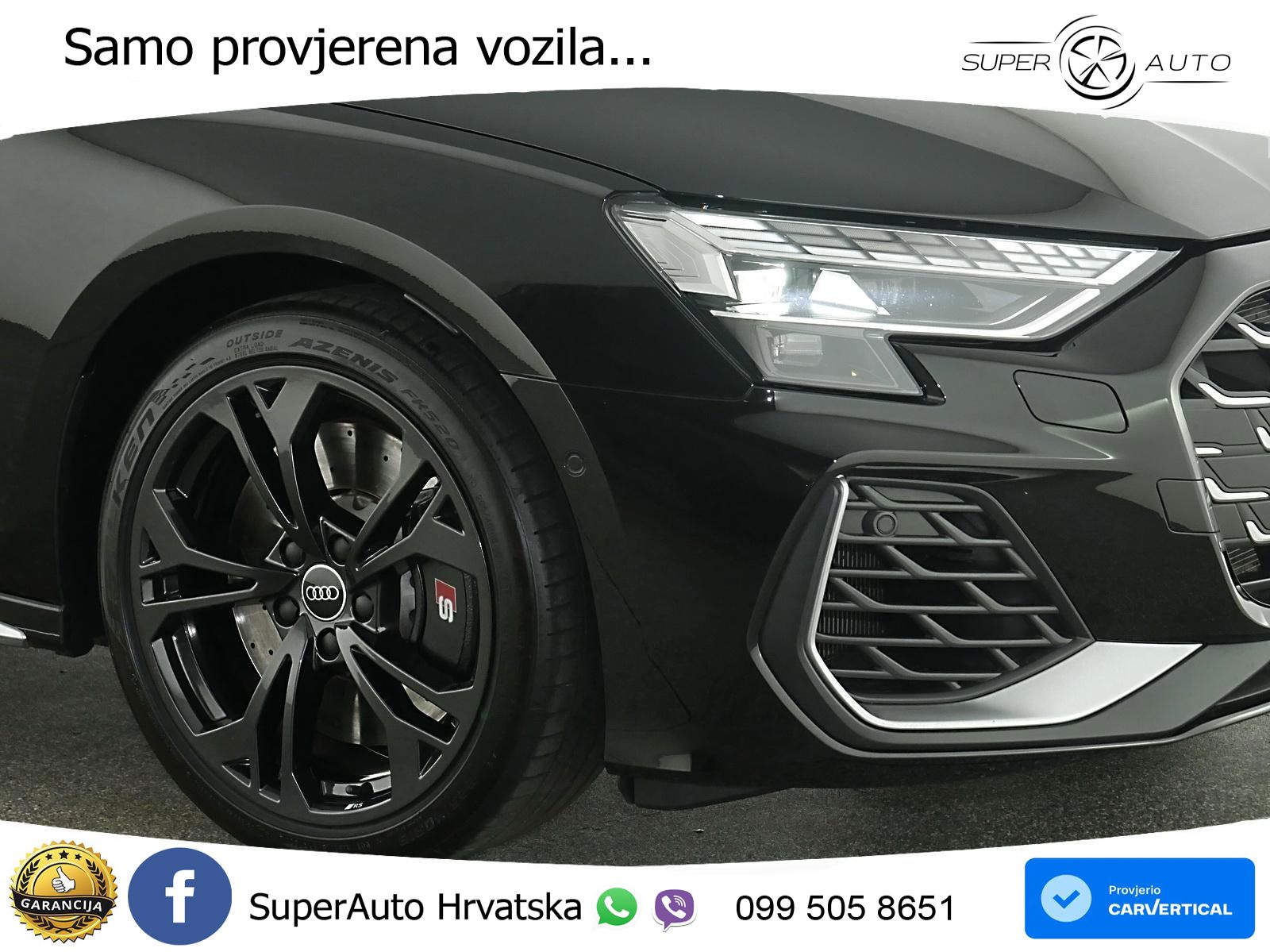 Audi S3 2.0 TFSI (333 KS) quattro S tronic MATRIX+GR SJED+KAM
