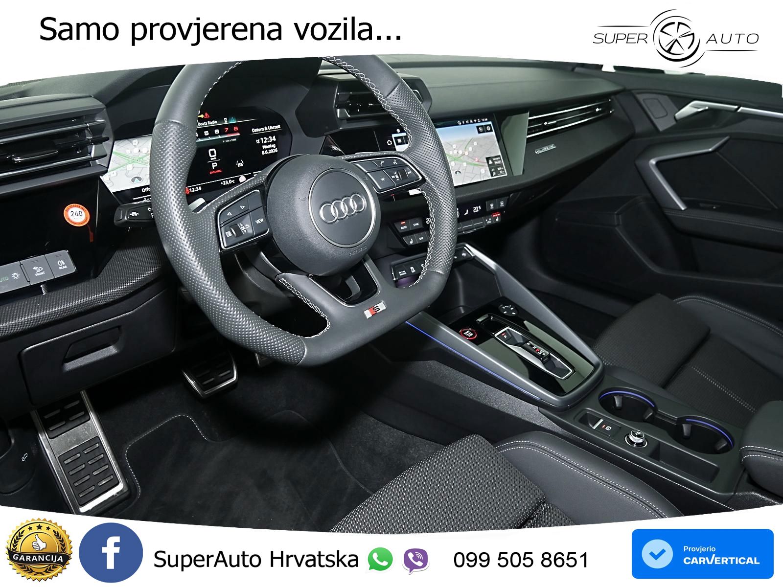 Audi S3 2.0 TFSI (333 KS) quattro S tronic MATRIX+GR SJED+KAM
