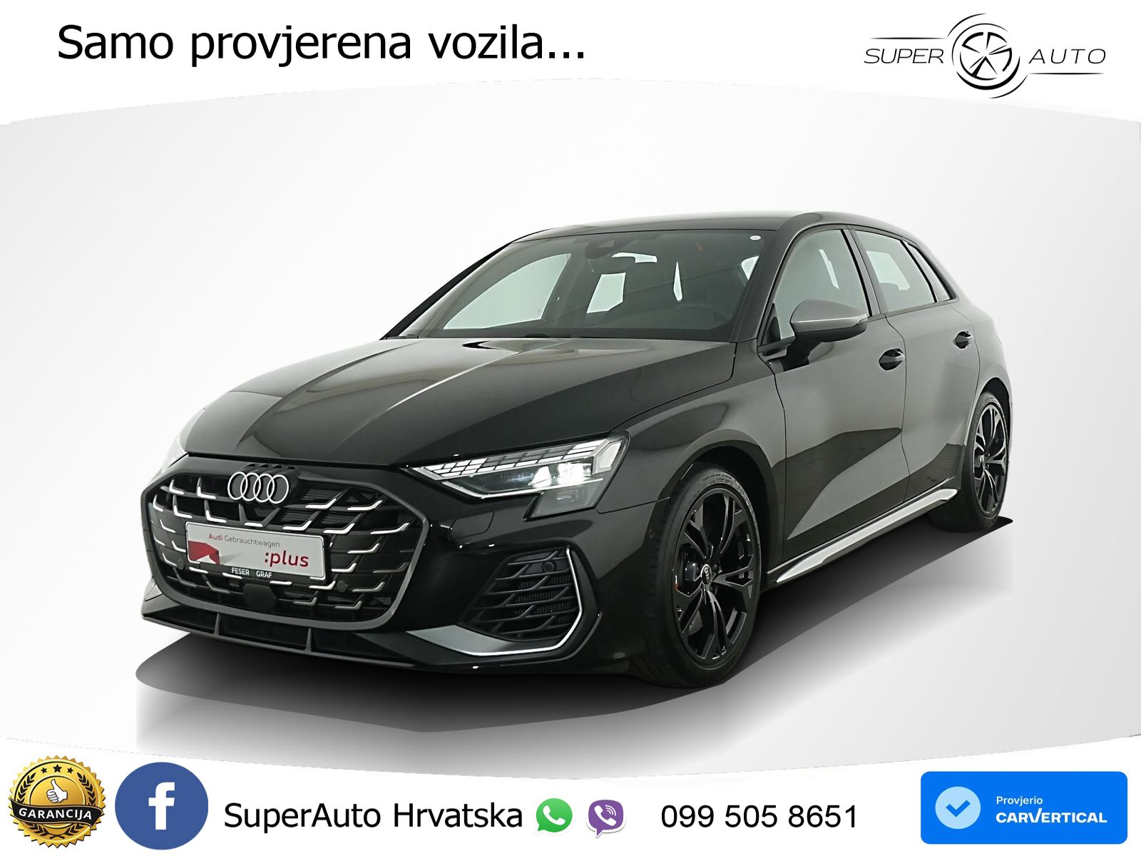 Audi S3 2.0 TFSI (333 KS) quattro S tronic MATRIX+GR SJED+KAM