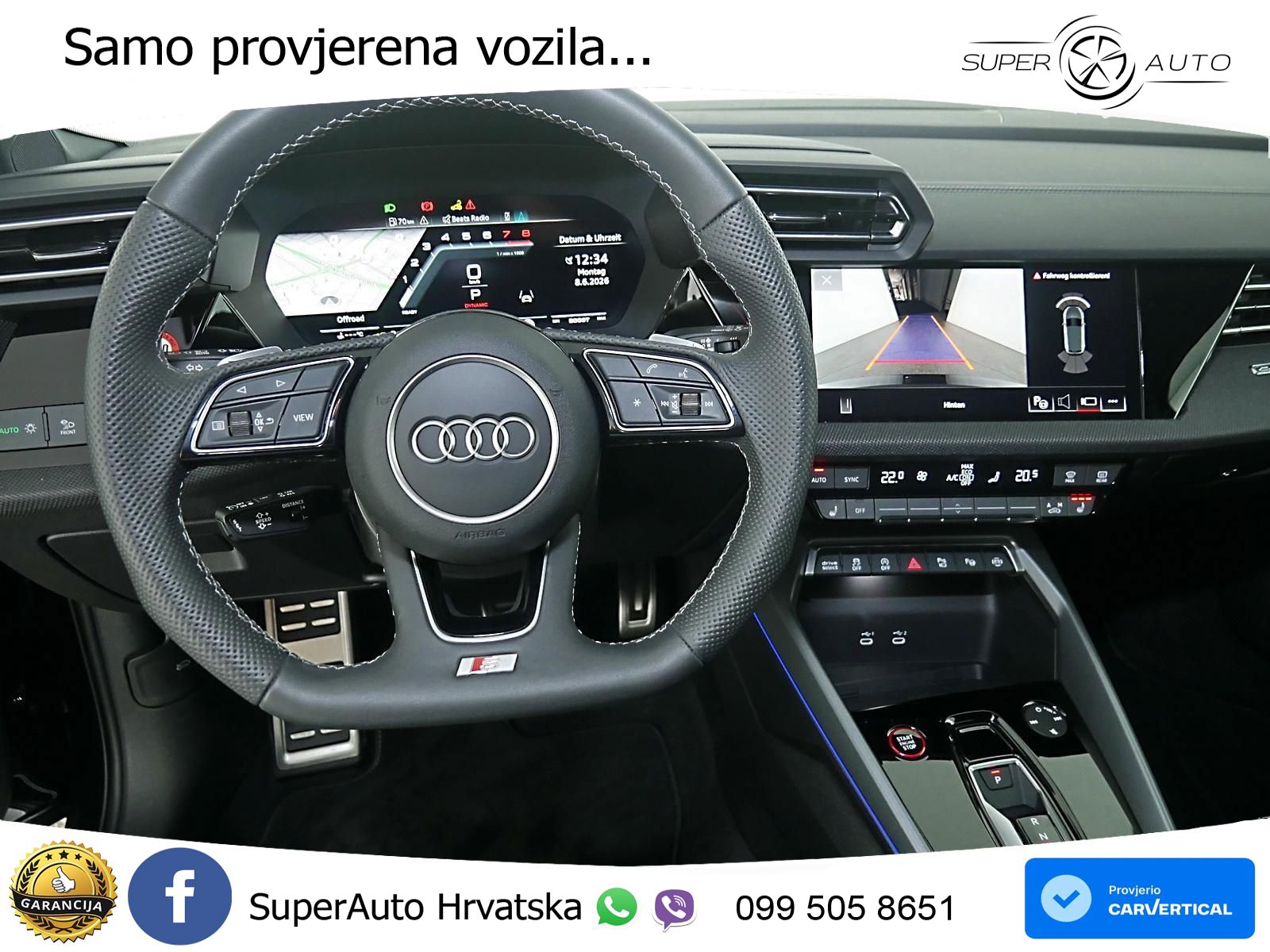 Audi S3 2.0 TFSI (333 KS) quattro S tronic MATRIX+GR SJED+KAM