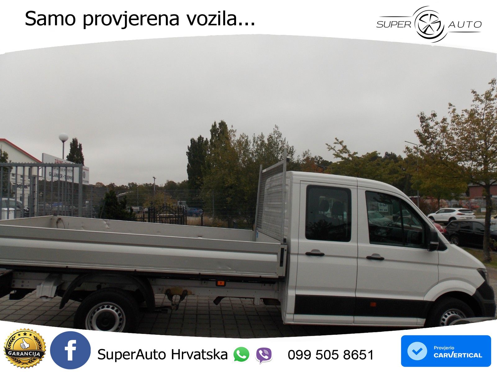 Volkswagen Crafter Pritsche 35 Maxi lang Doppelkabine 140 KS