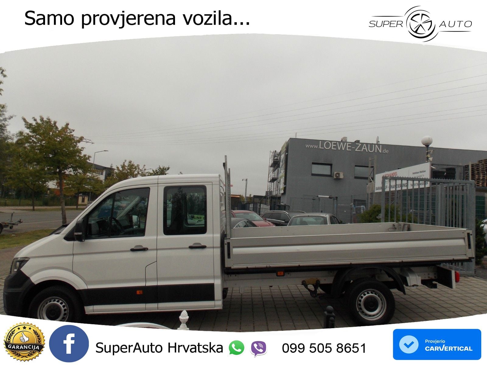 Volkswagen Crafter Pritsche 35 Maxi lang Doppelkabine 140 KS